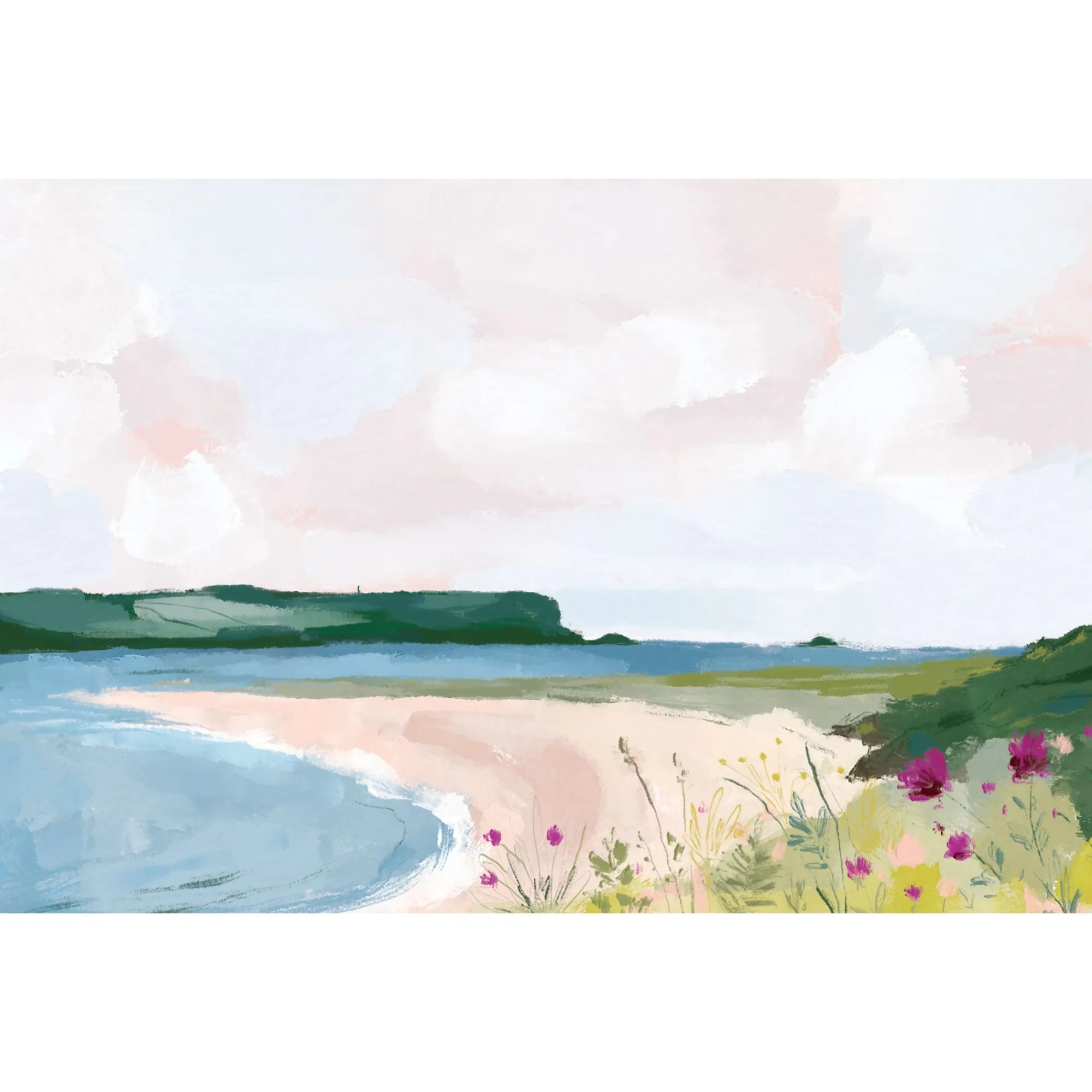 Unframed Prints*Whistlefish Rock & Padstow Large Art Print
