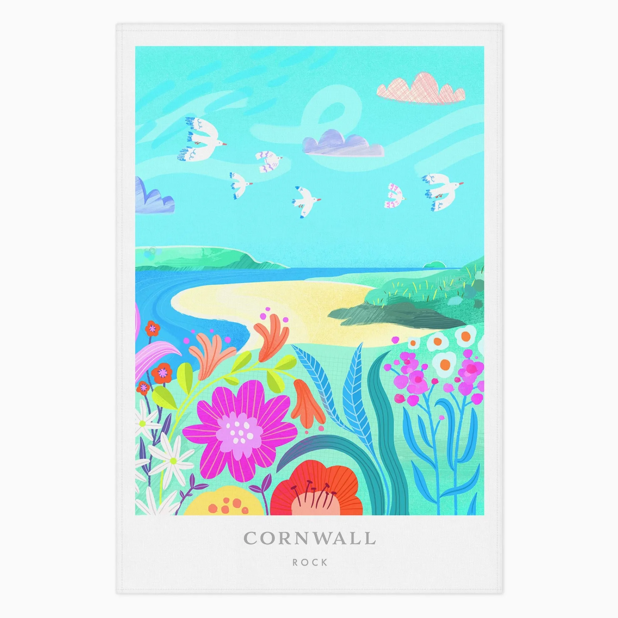 Under £20|Under £10*Whistlefish Rock Brights Tea Towel