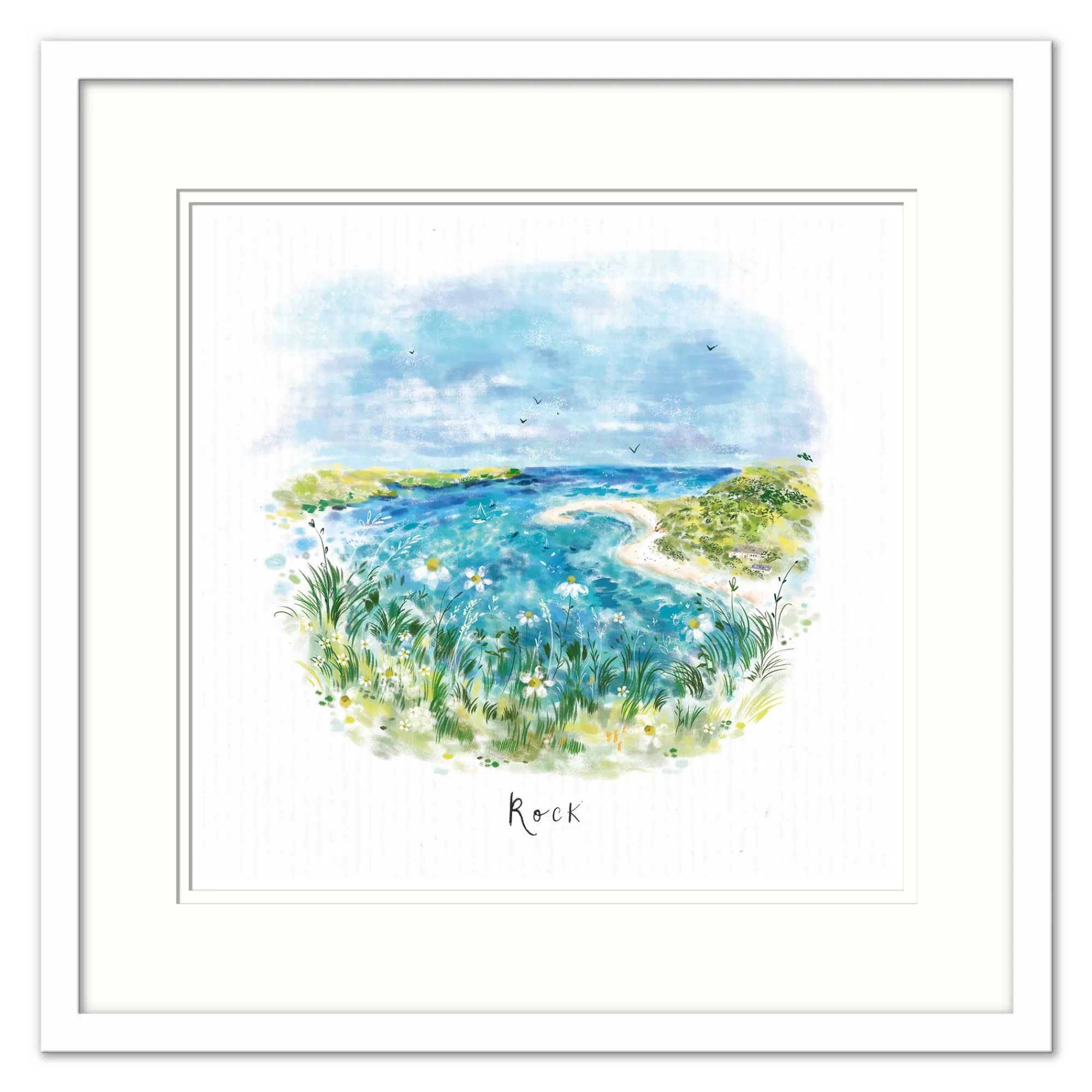 Cornwall|Coastal Scenes*Whistlefish Rock Dream View Small Framed Print
