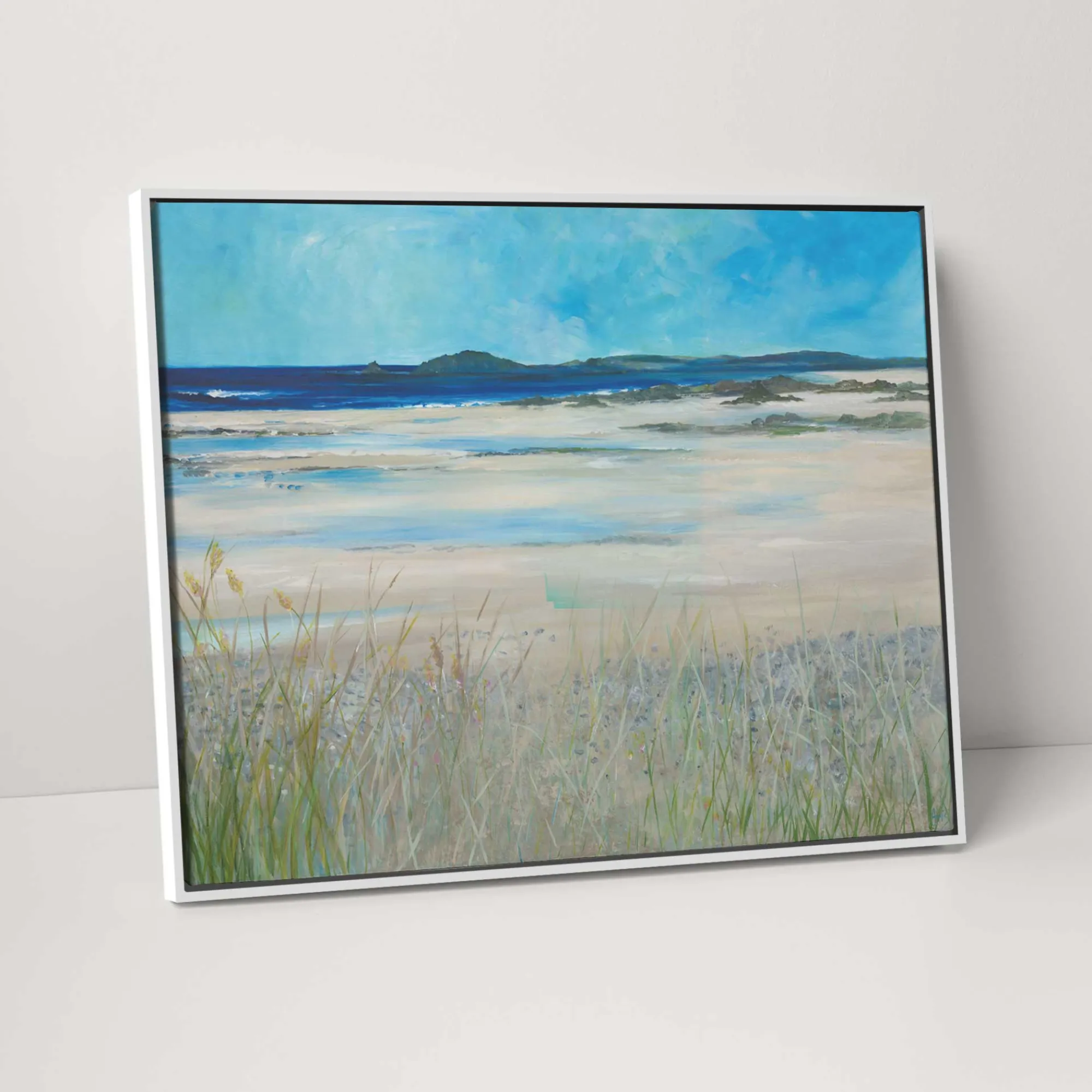 Cornwall|Coastal Scenes*Whistlefish Rock Estuary Framed Canvas