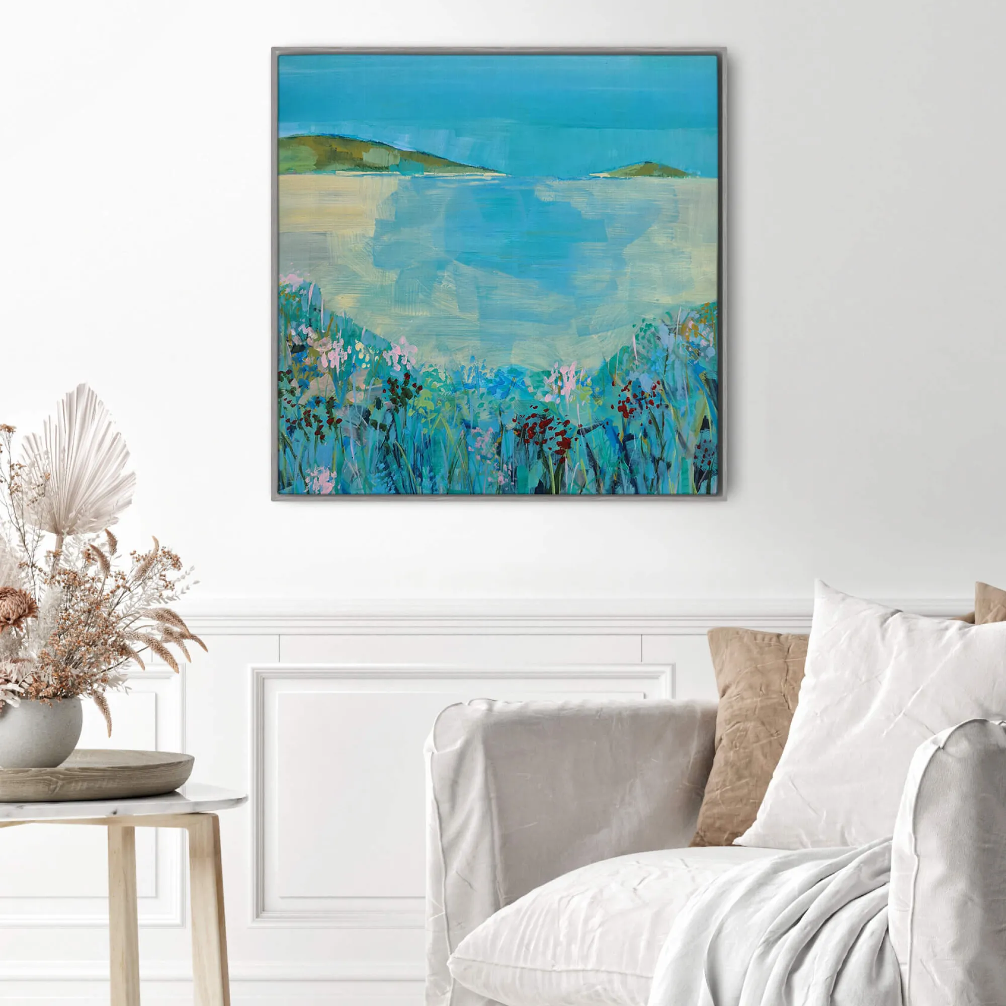 Cornwall|Coastal Scenes*Whistlefish Rock Large Framed Canvas