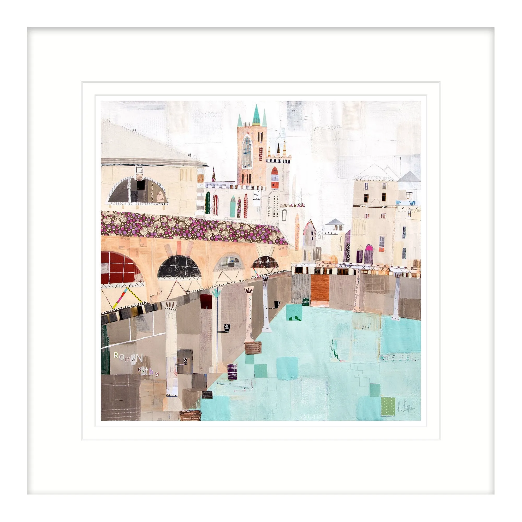 Framed Prints*Whistlefish Roman Baths Framed Print