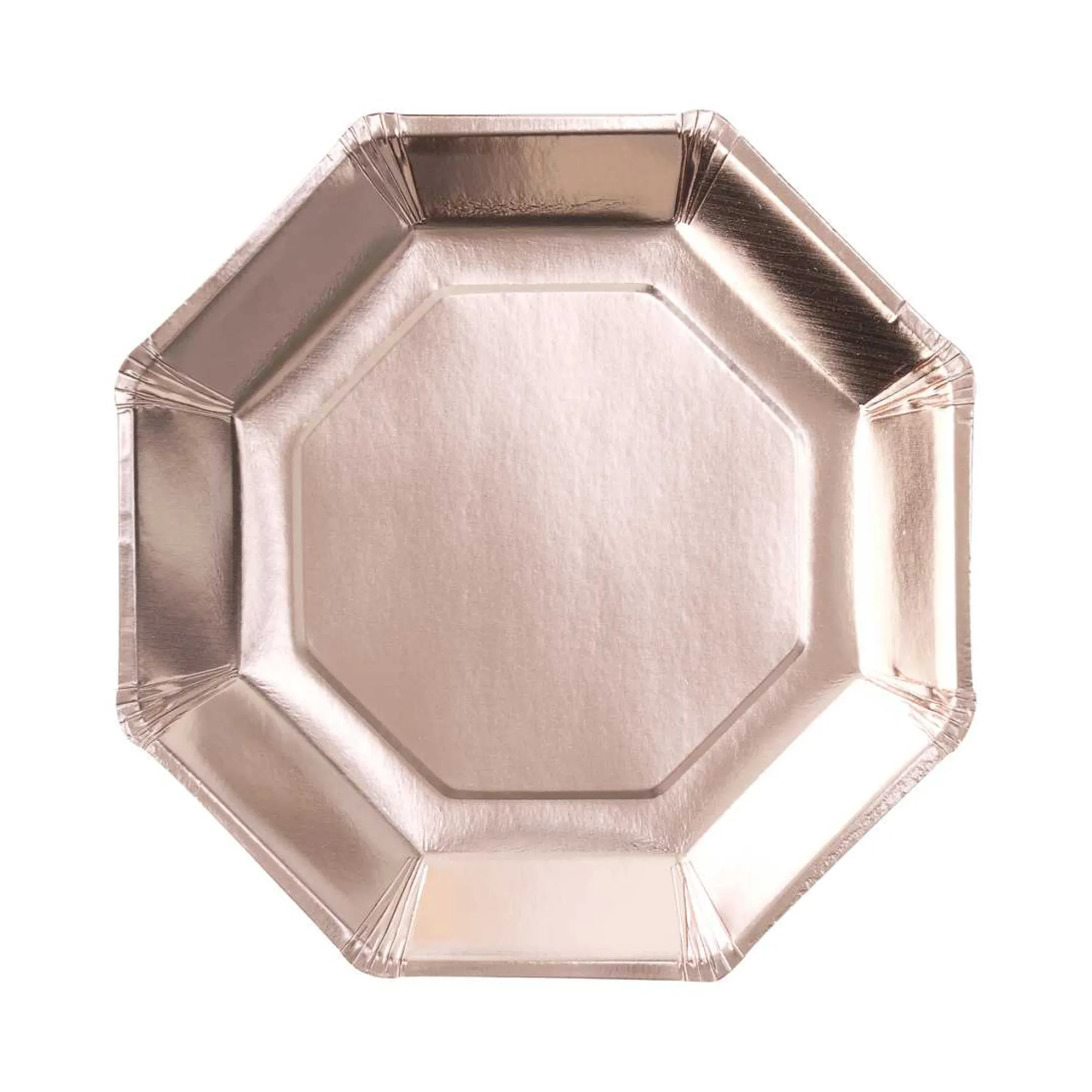 Paper Plates|Birthday*Whistlefish Rose Gold Paper Plates