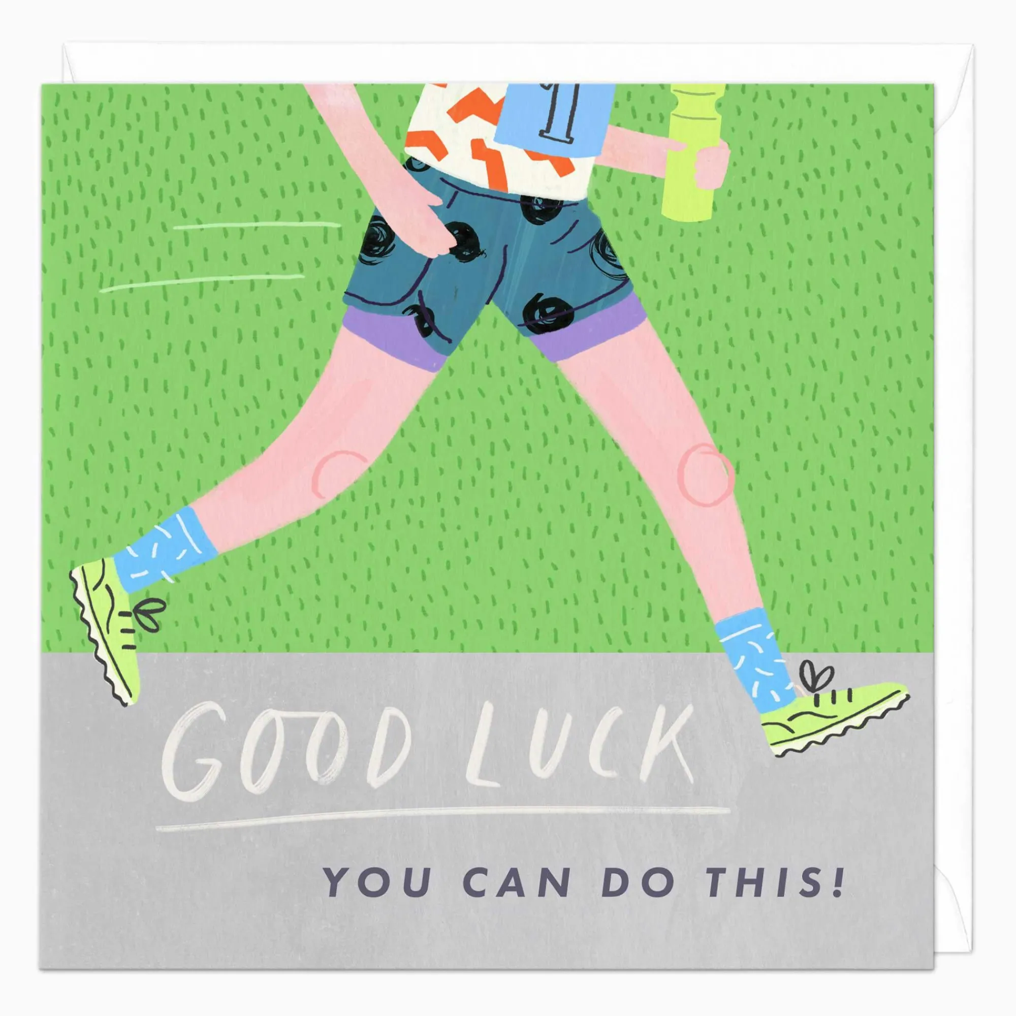 Good Luck*Whistlefish Running Good Luck Card