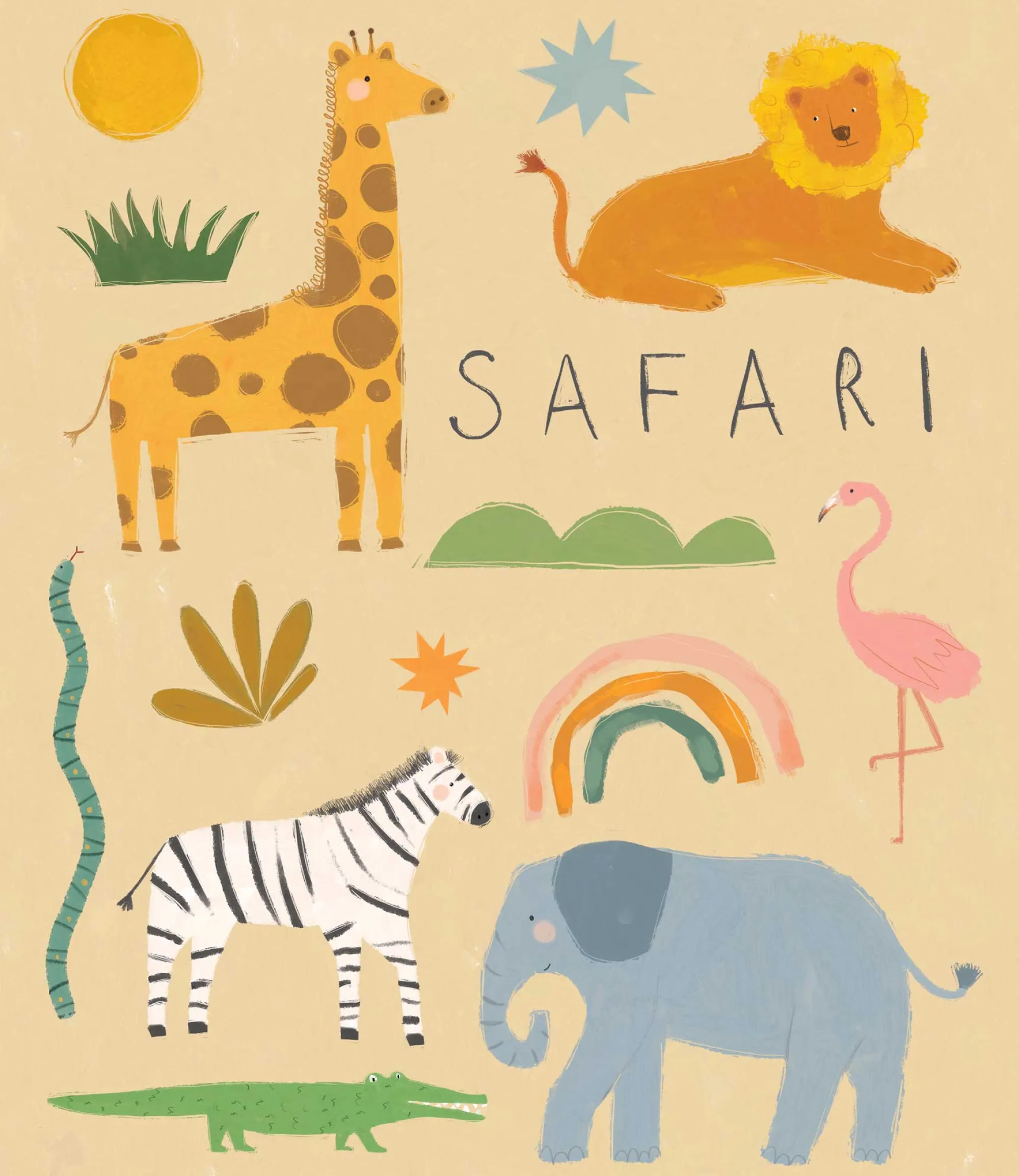 Unframed Prints*Whistlefish Safari Adventure Small Art Print