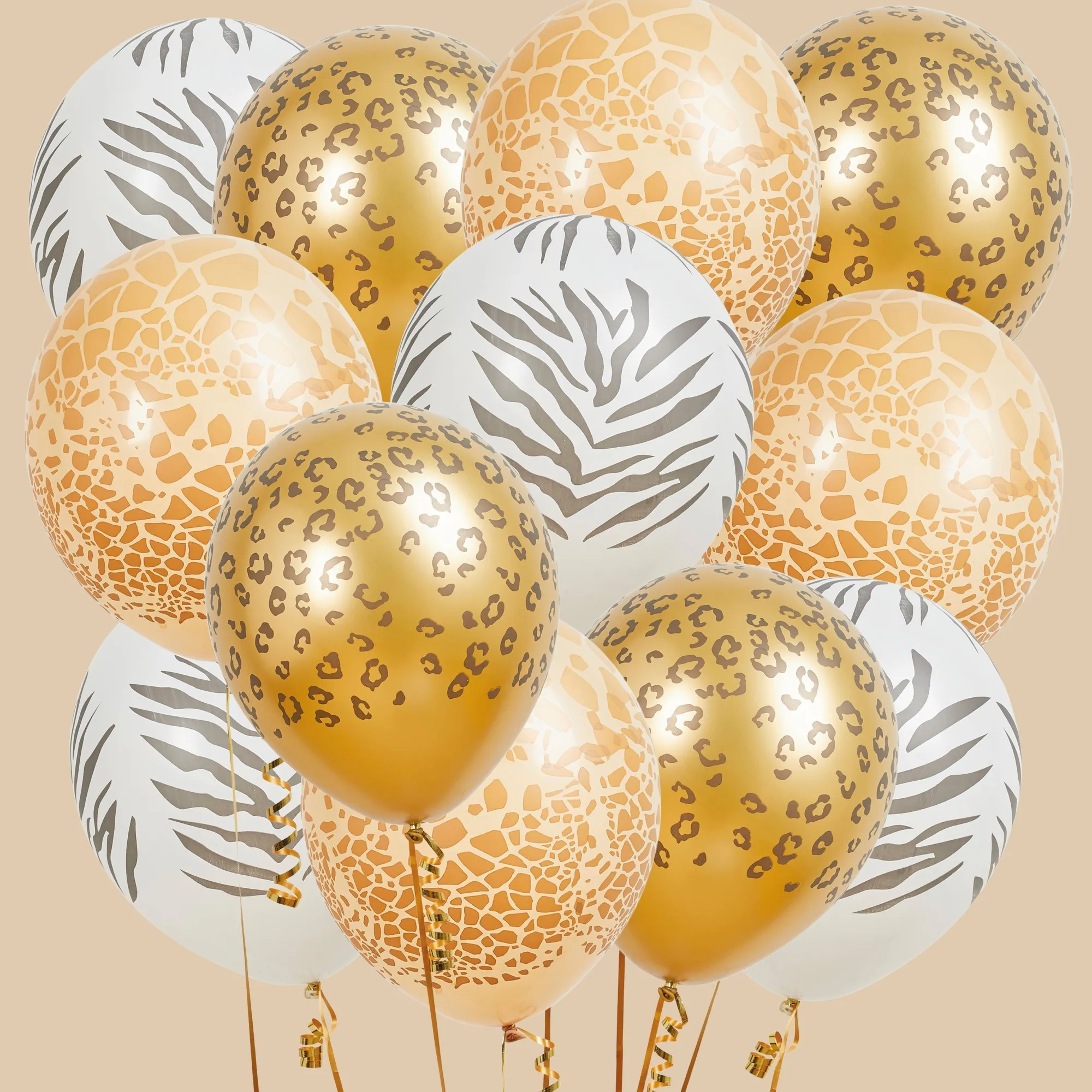 Balloons|Animal*Whistlefish Safari Balloon Bundle (12 Pack)