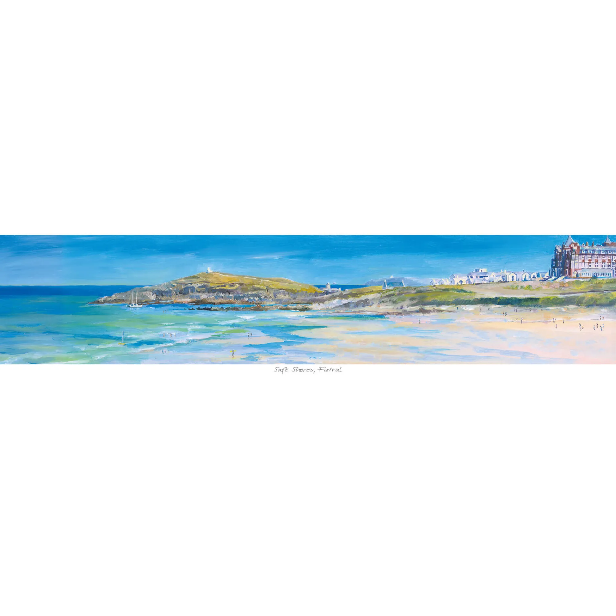 Unframed Prints*Whistlefish Safe Shores, Fistral Art Print
