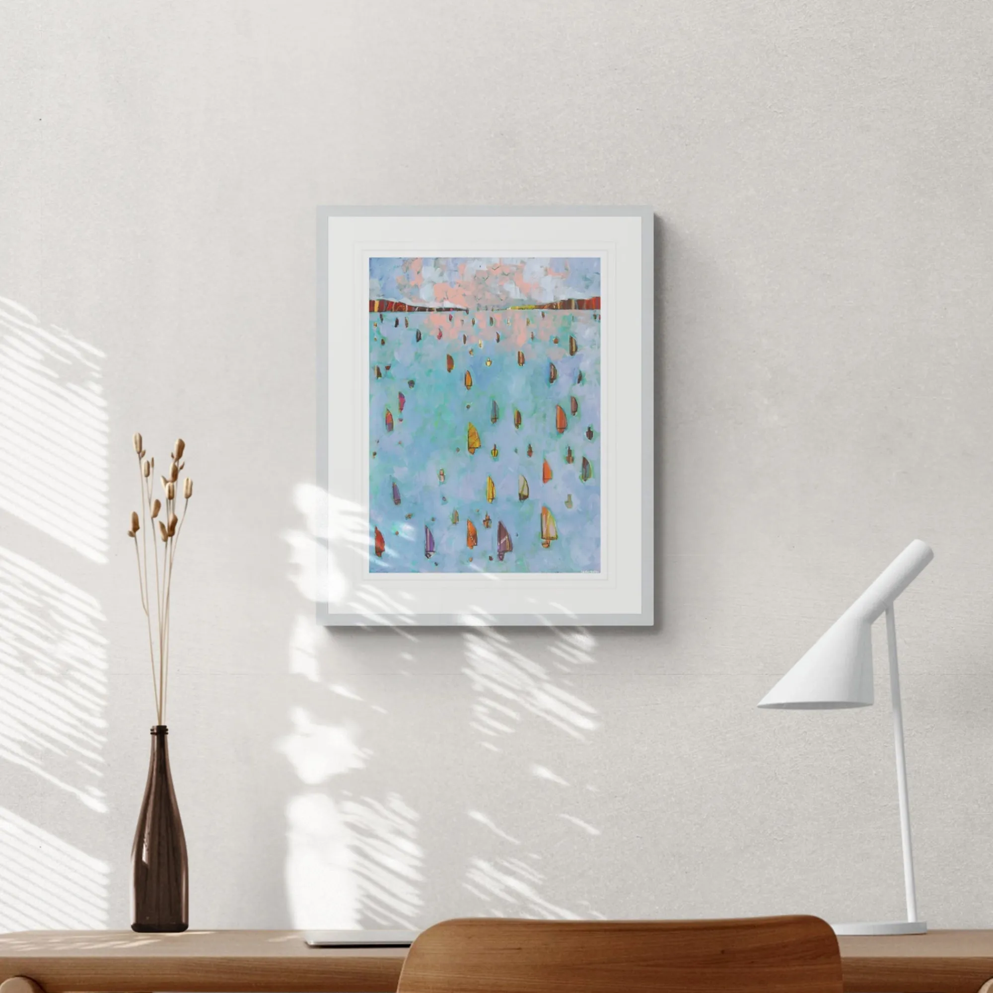 Unframed Prints*Whistlefish Sailing At Sunrise Art Print