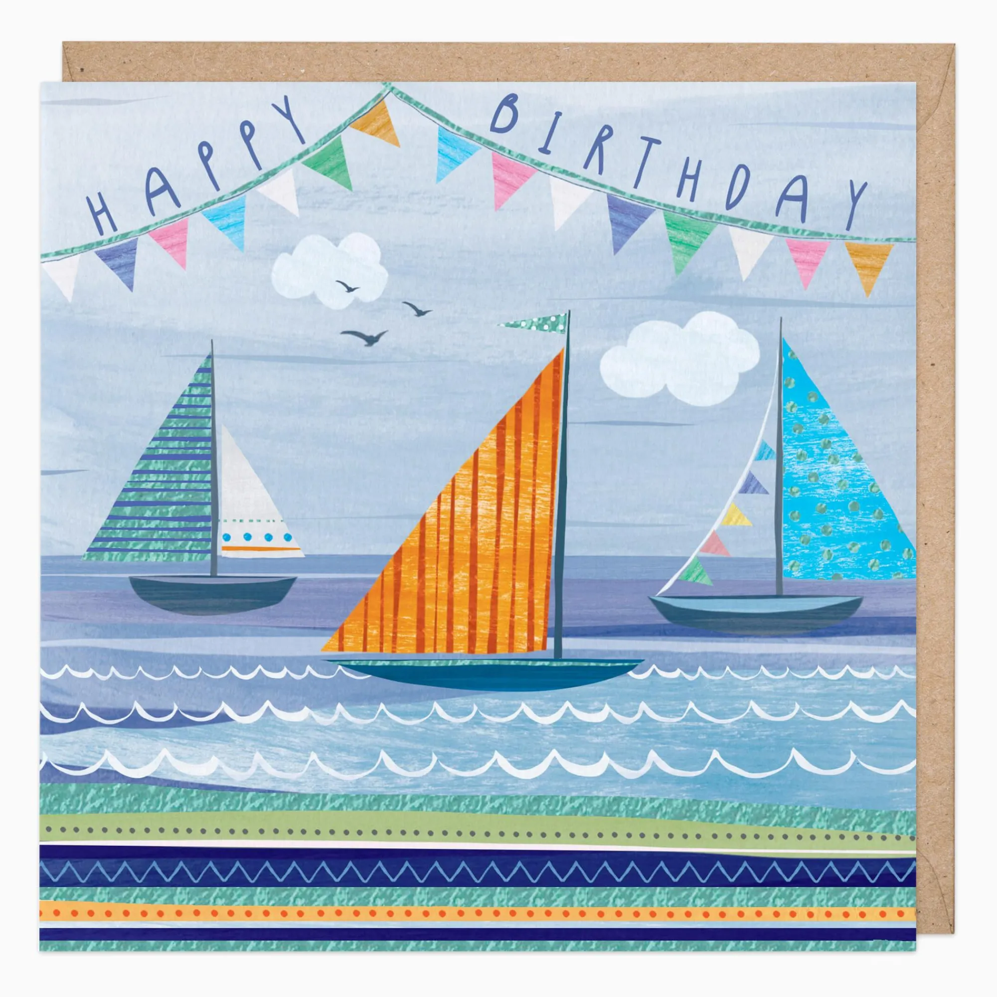 Birthday|For Him*Whistlefish Sailing Boats Birthday Card