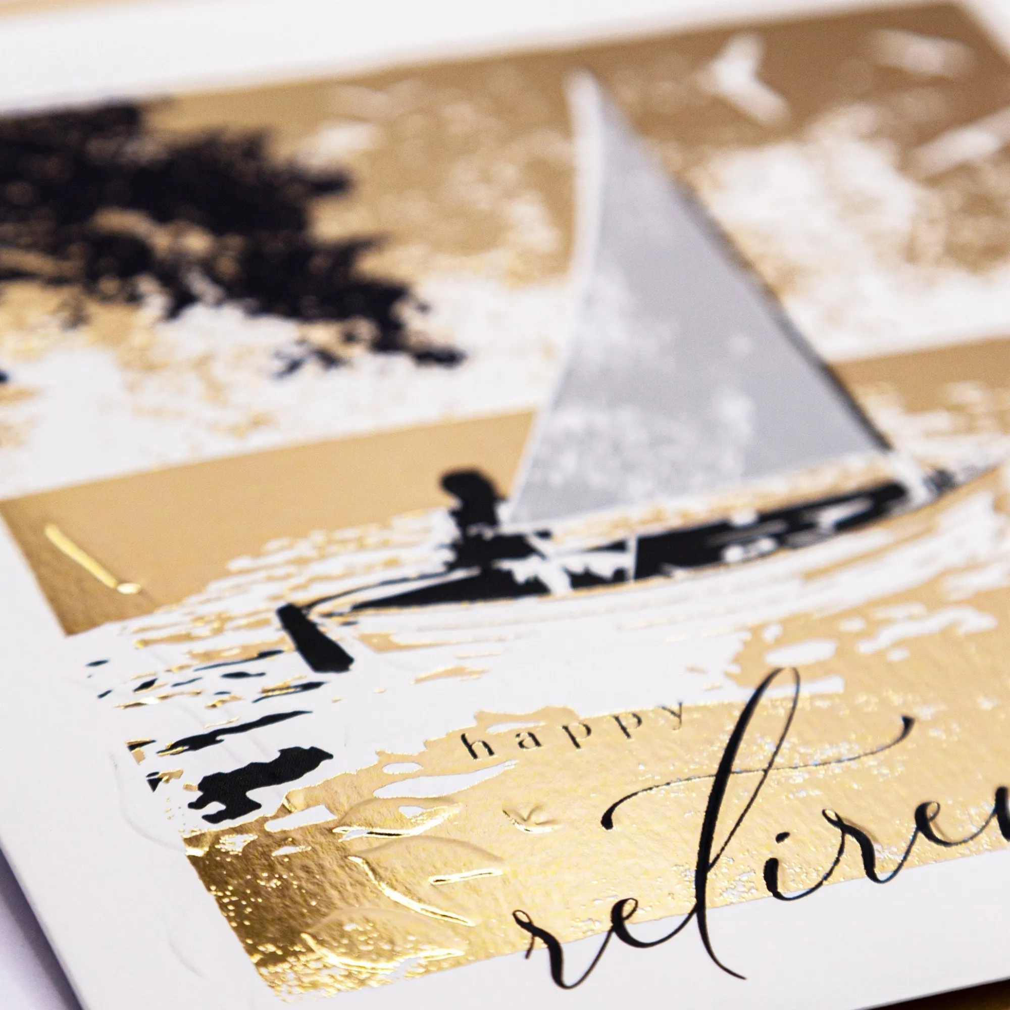 Leaving & Retirement*Whistlefish Sailing Into Retirement Luxury Card