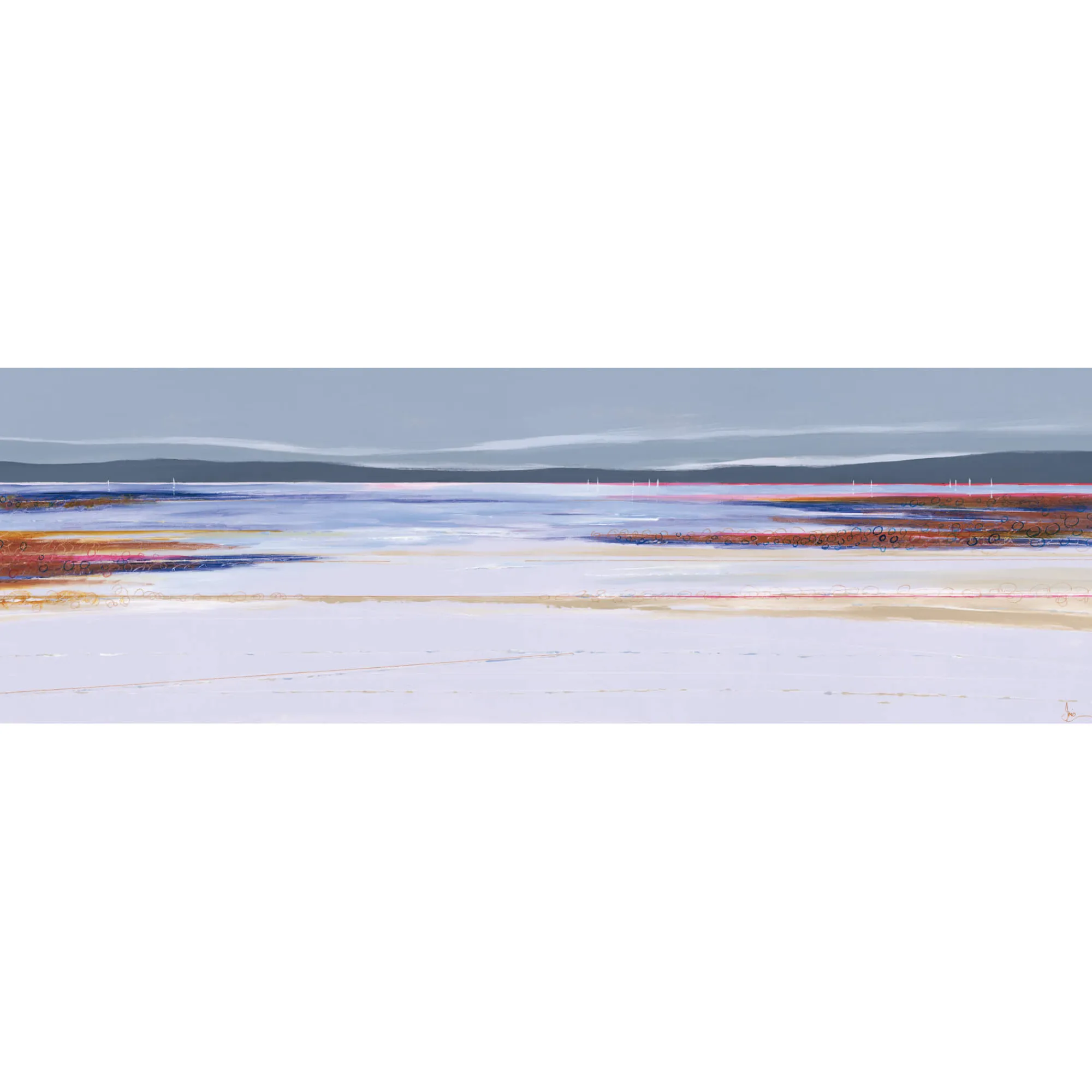 Unframed Prints*Whistlefish Sailing The Estuary, Salcombe Art Print
