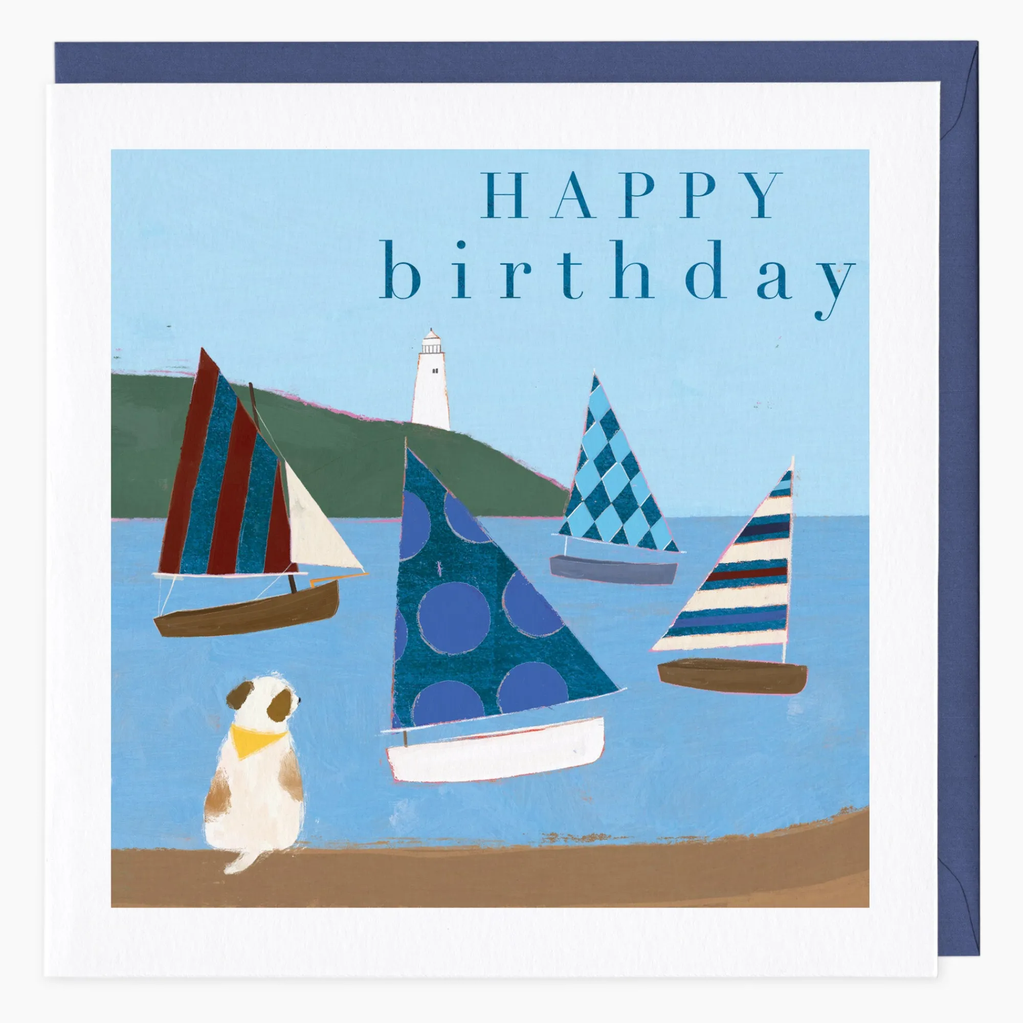 Birthday|For Children*Whistlefish Sails and Waggy Tails Birthday Card