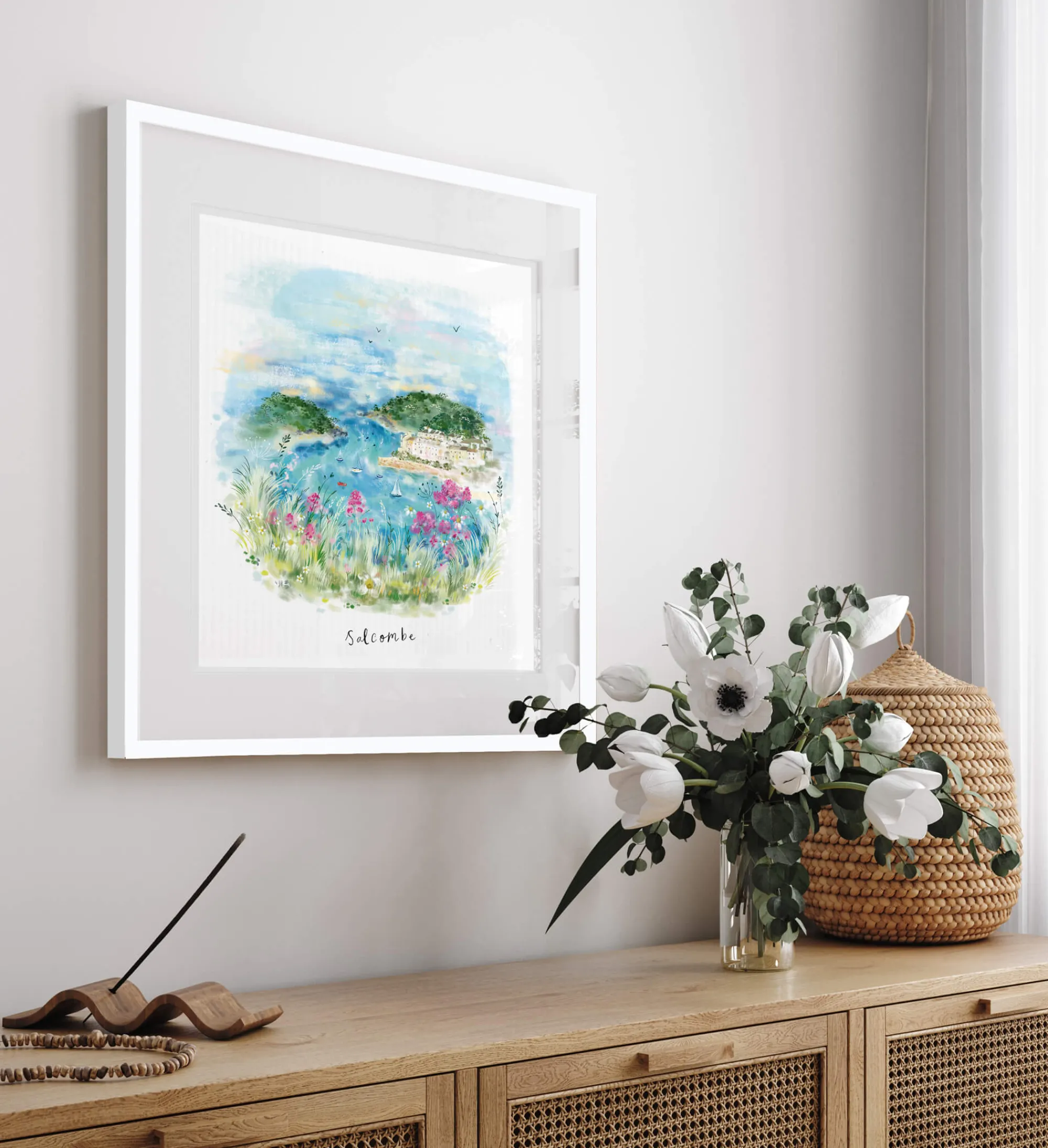 Unframed Prints*Whistlefish Salcombe Art Print