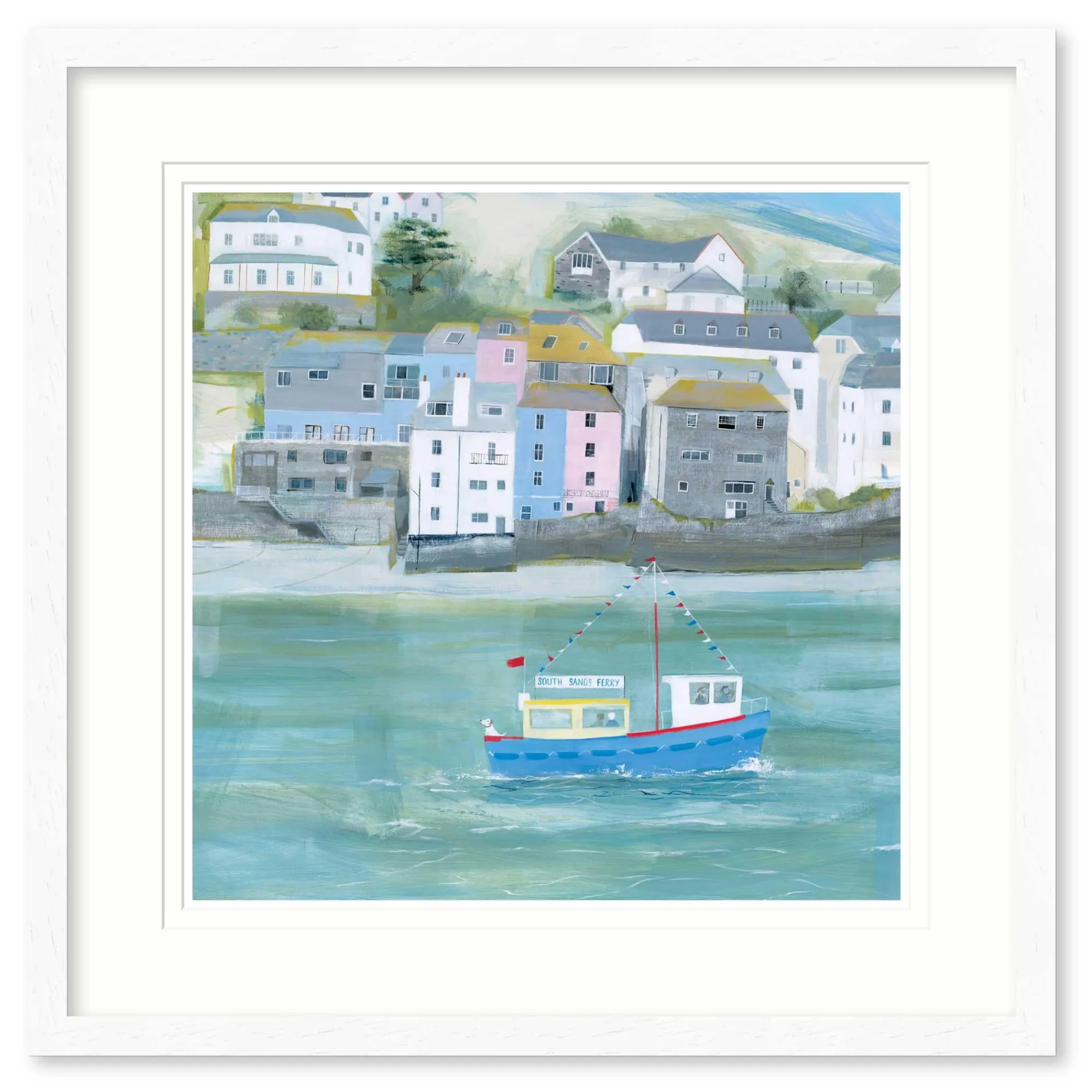 Salcombe|Boat & Sailing*Whistlefish Salcombe Framed Print