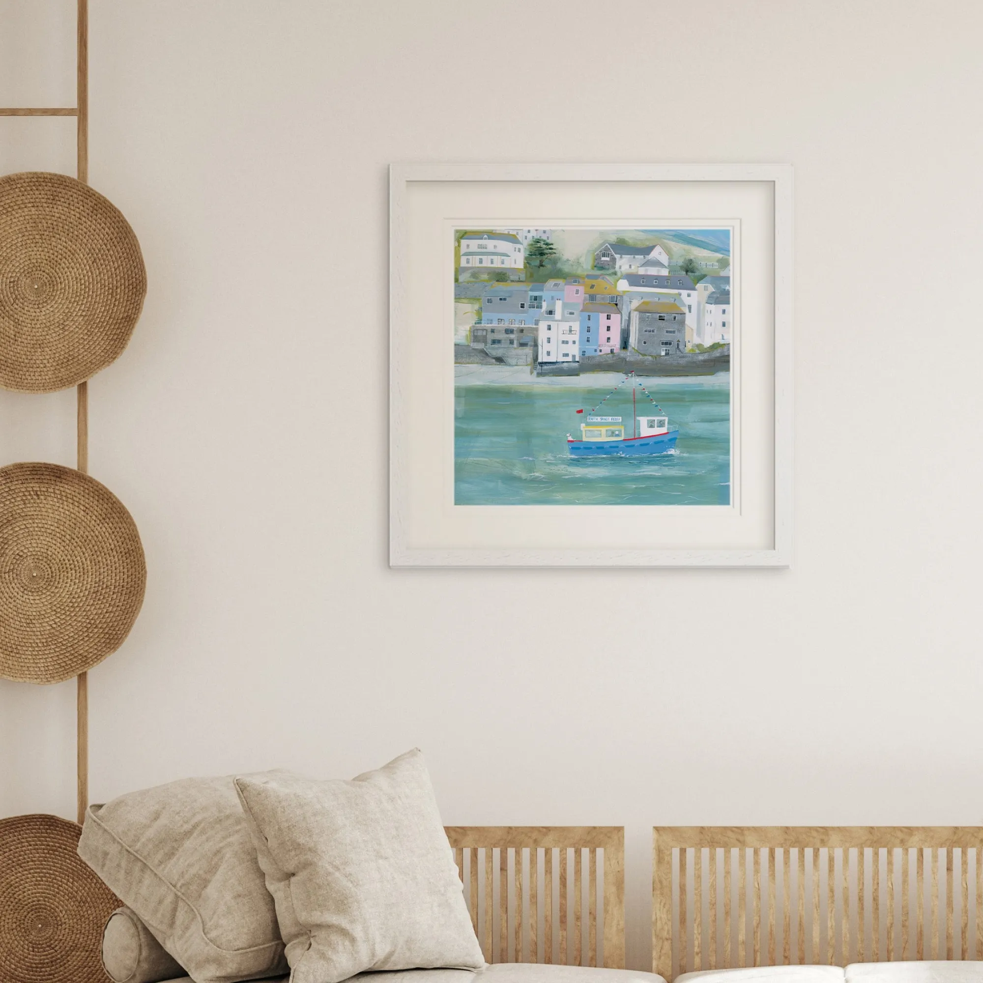 Salcombe|Boat & Sailing*Whistlefish Salcombe Framed Print