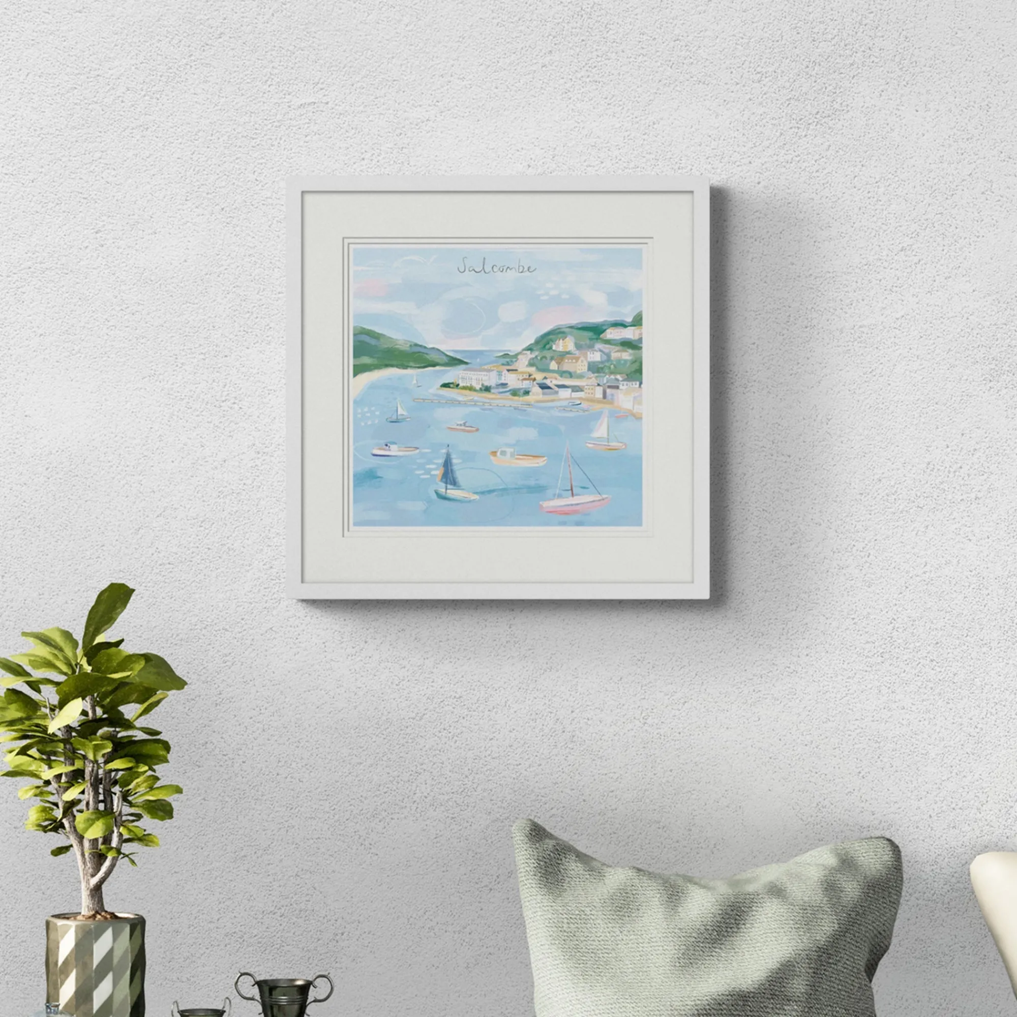 Unframed Prints*Whistlefish Salcombe Small Art Print