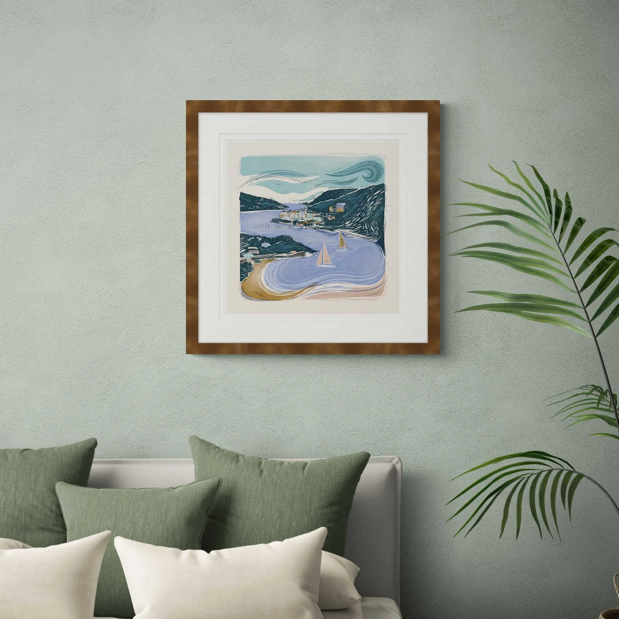 Salcombe|Framed Prints*Whistlefish Salcombe Summer Framed Print