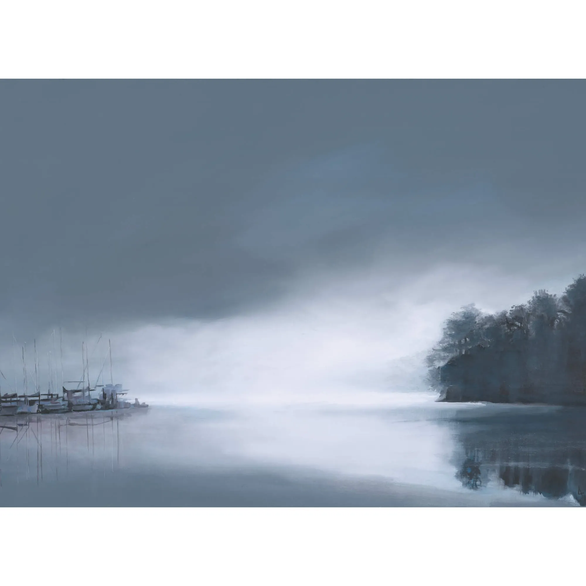 Unframed Prints*Whistlefish Salcombe Winter Morn Art Print