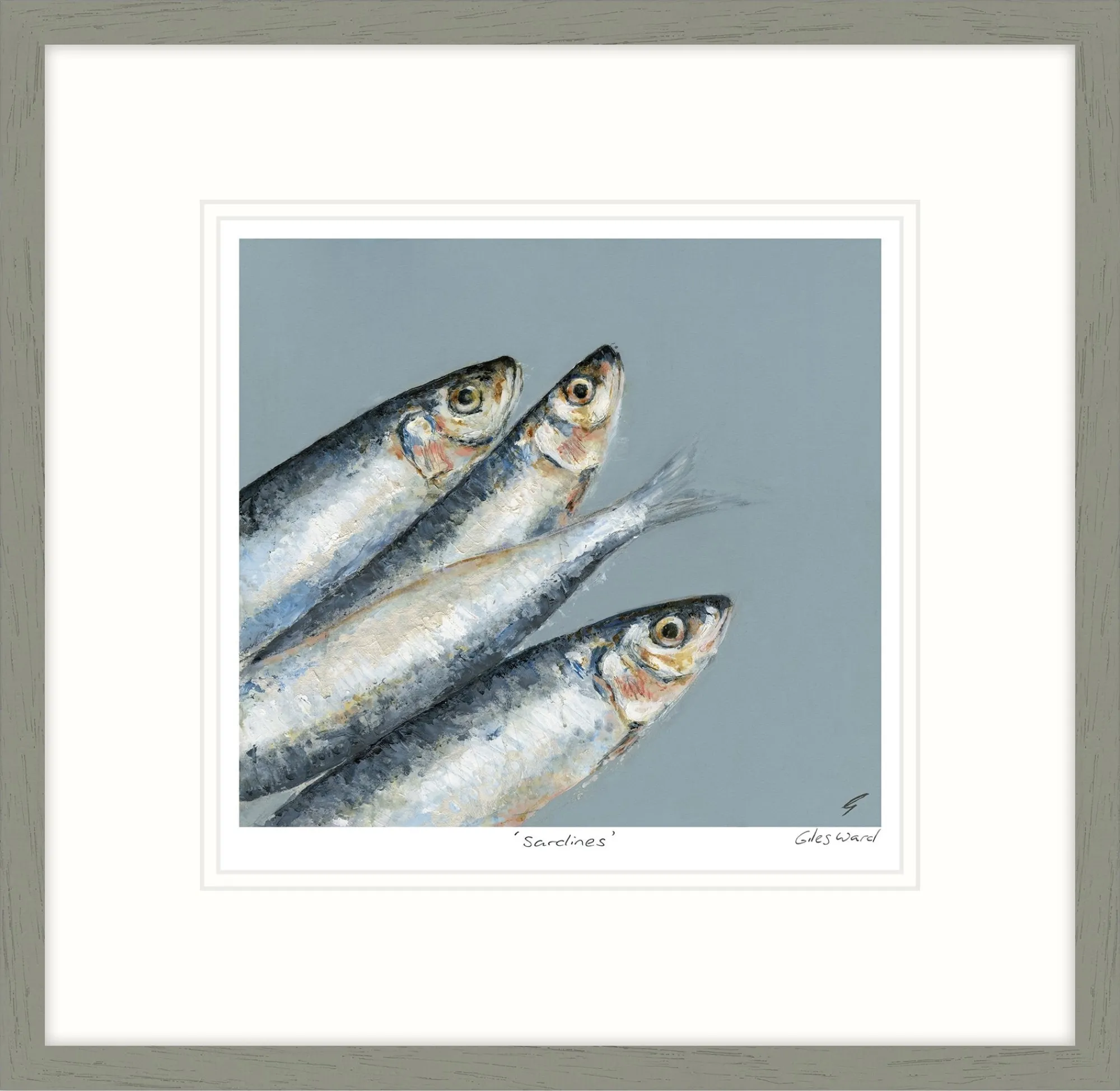 Framed Prints*Whistlefish Sardines Framed Print