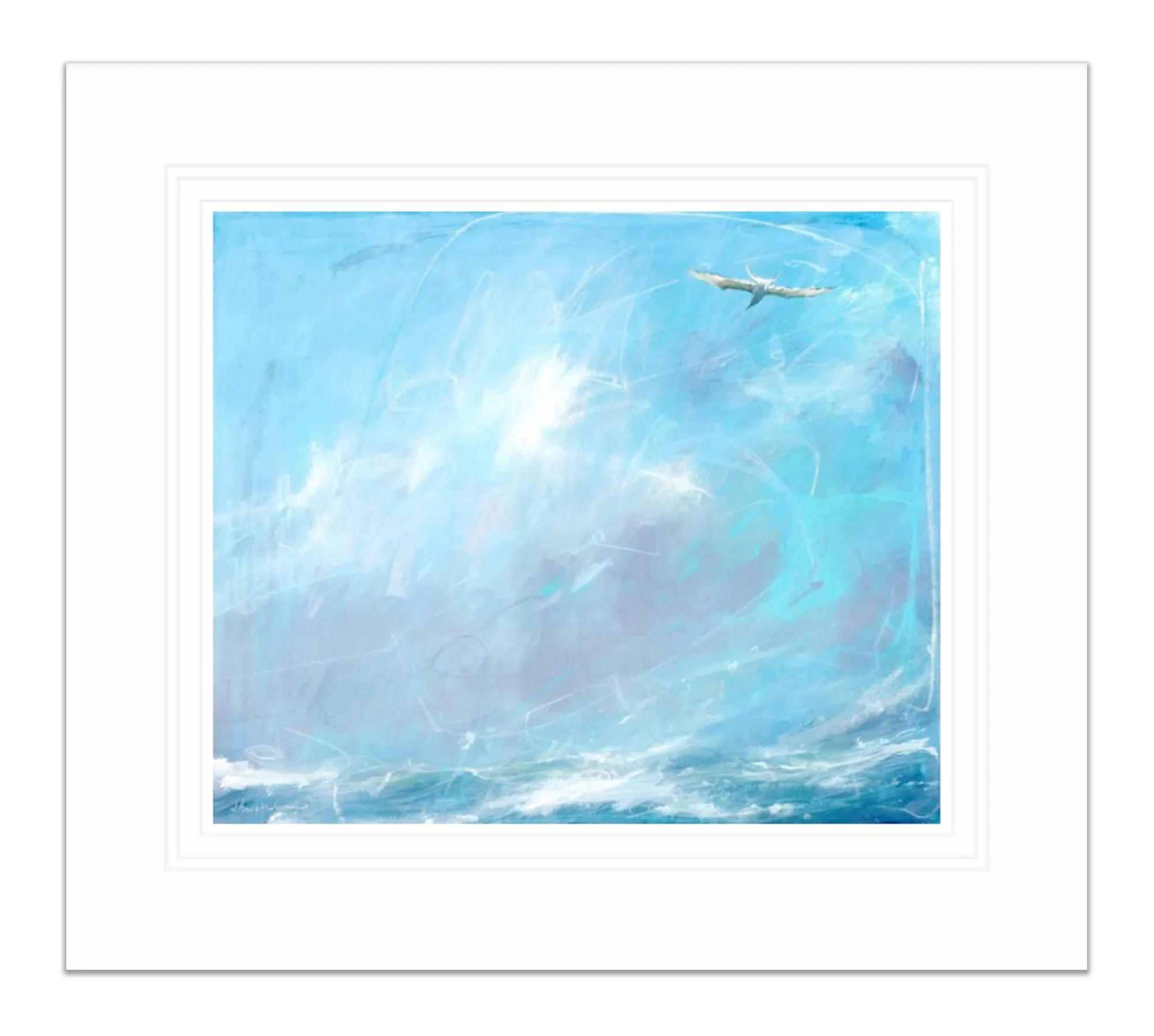 Mounted Prints*Whistlefish Sea Birds Mounted Print