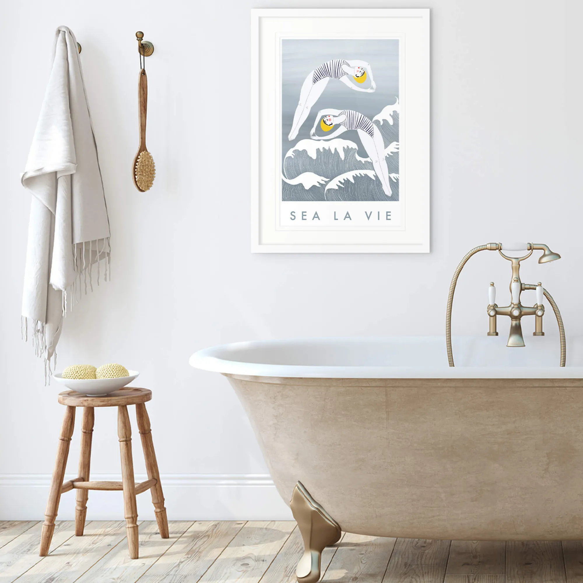 Framed Prints*Whistlefish Sea La Vie Framed Print