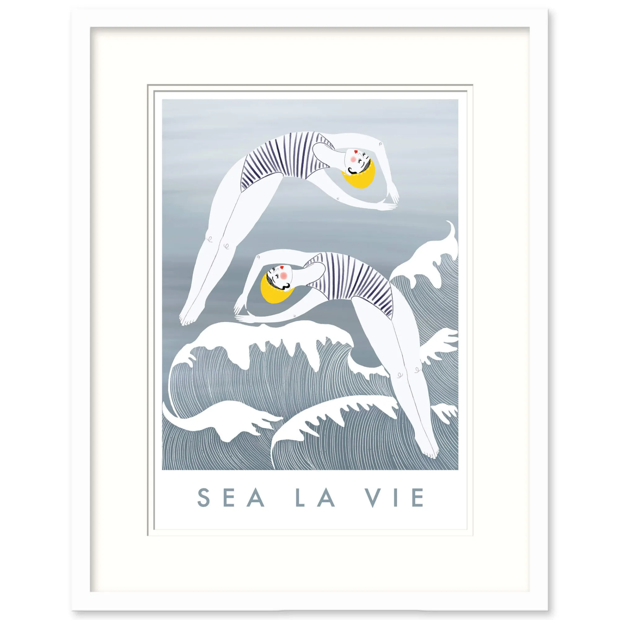 Framed Prints*Whistlefish Sea La Vie Small Framed Print