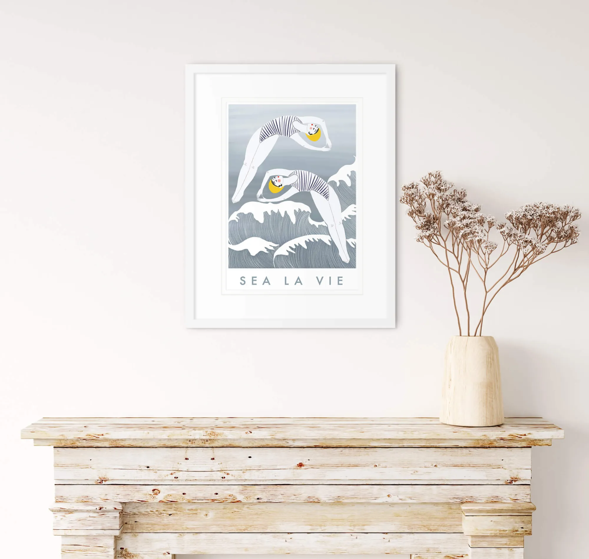 Framed Prints*Whistlefish Sea La Vie Small Framed Print