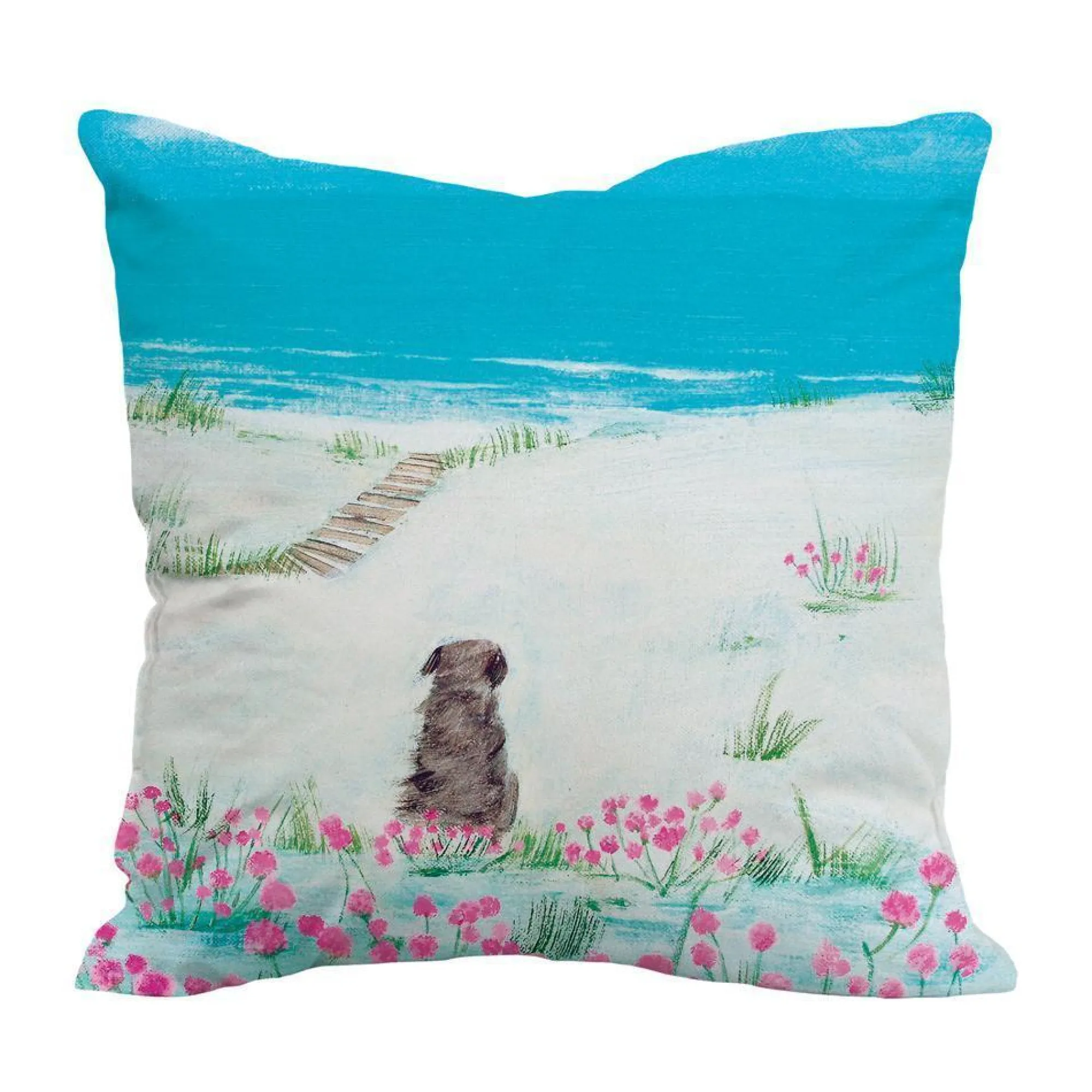 Under £20|For Her*Whistlefish Sea Pinks Coastal Cushion