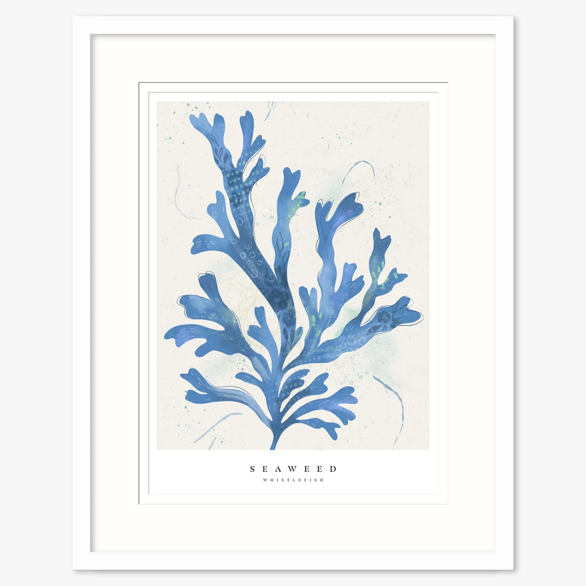 Seagrass|Coastal Scenes*Whistlefish Seagrass Seaweed Large Framed Print