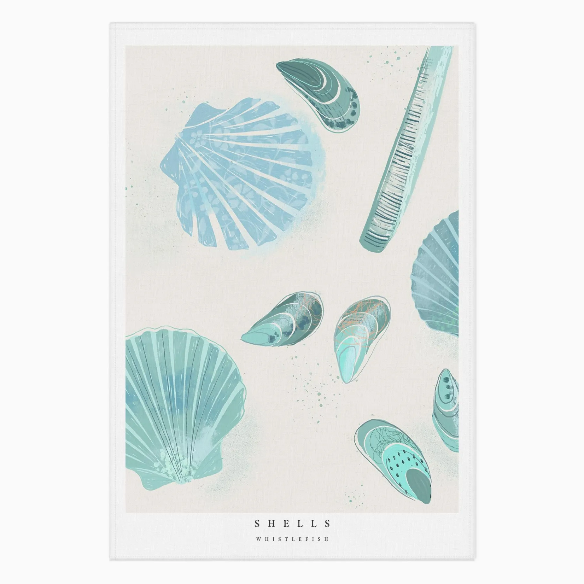 Under £20|Under £10*Whistlefish Seagrass Shells Tea Towel