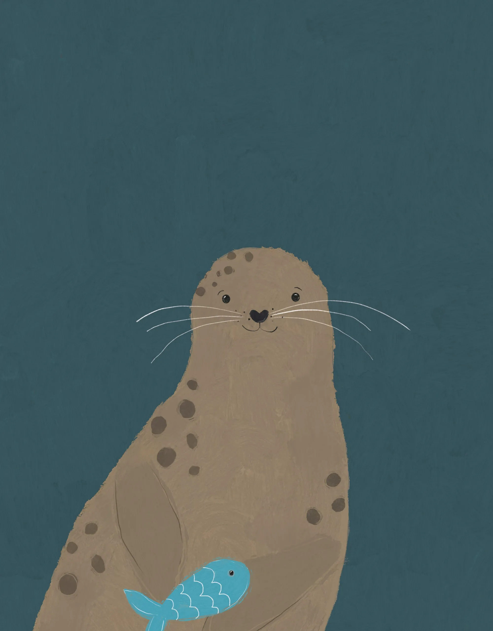Animal|Framed Prints*Whistlefish Seal Medium Framed Print