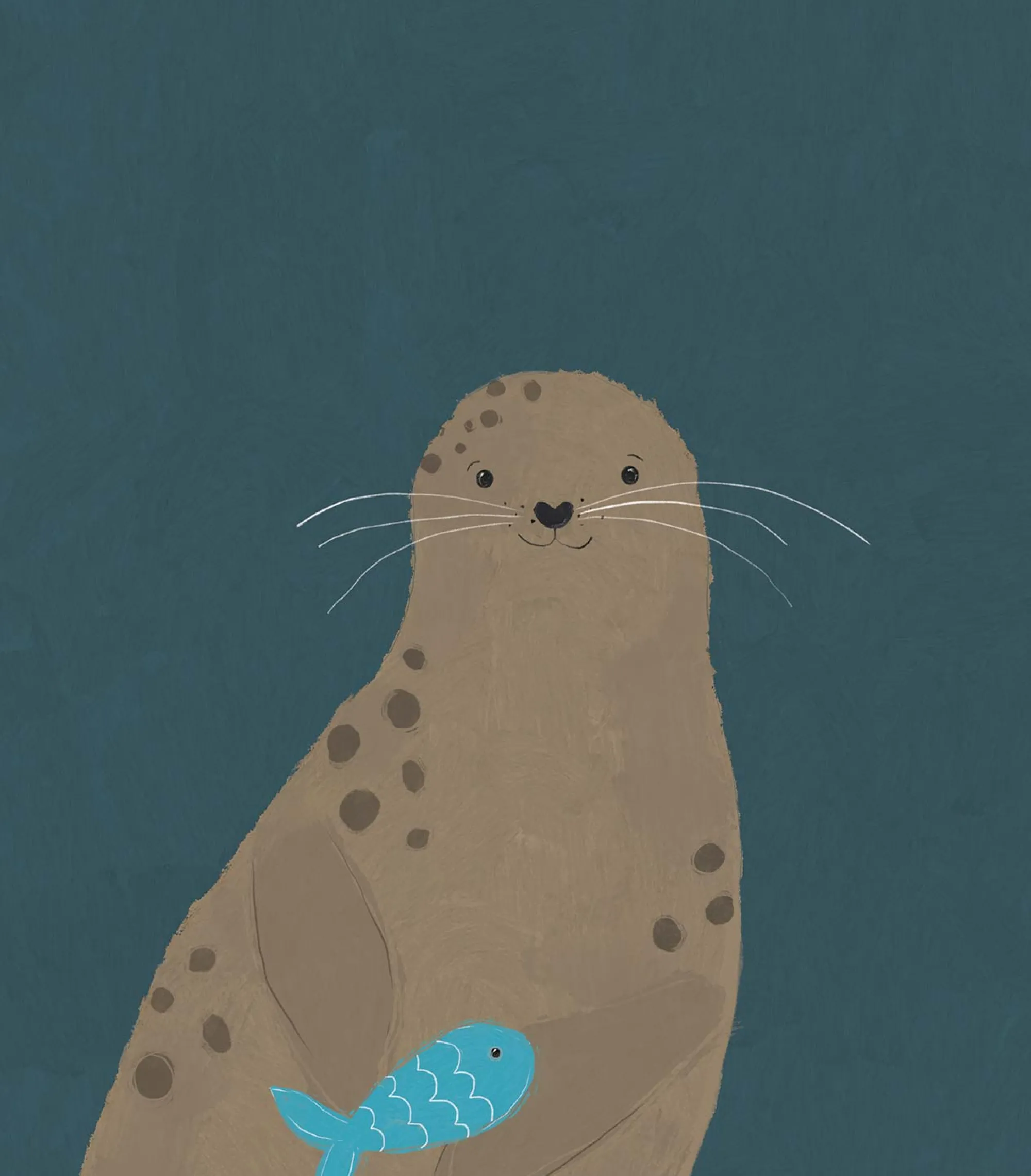 Animal|Framed Prints*Whistlefish Seal Small Framed Print
