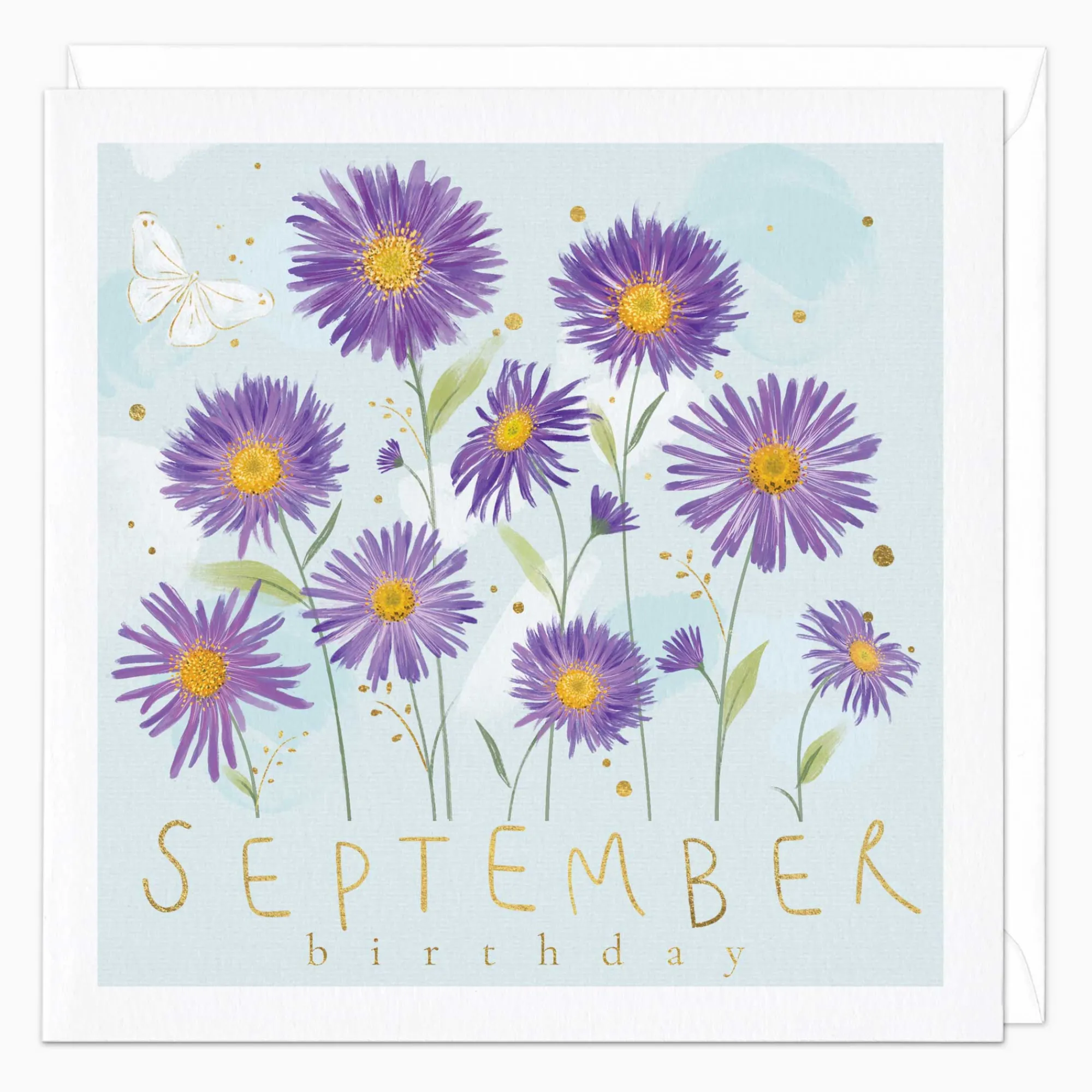 Birthday|By Month*Whistlefish September Birth Flower Card