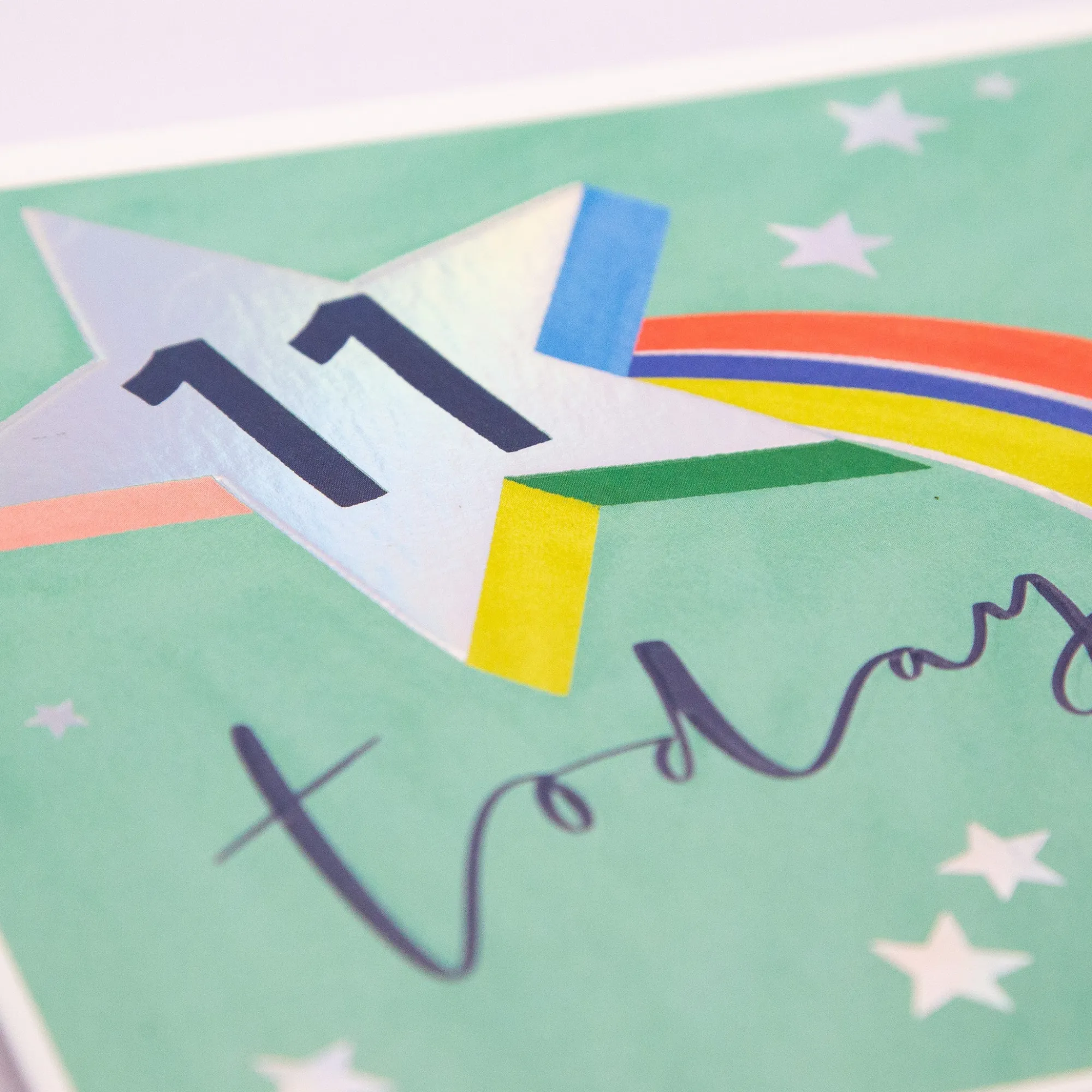 Birthday|By Age*Whistlefish Shooting Star 11th Birthday Card