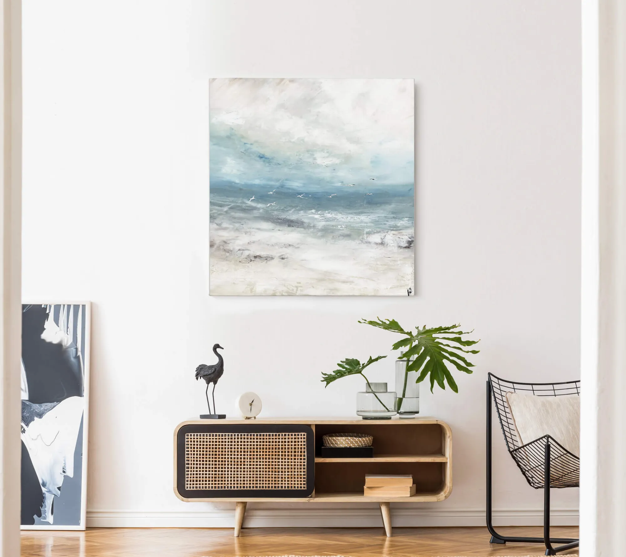 Coastal Scenes|Canvas*Whistlefish Shore Birds II Among Clouds Canvas