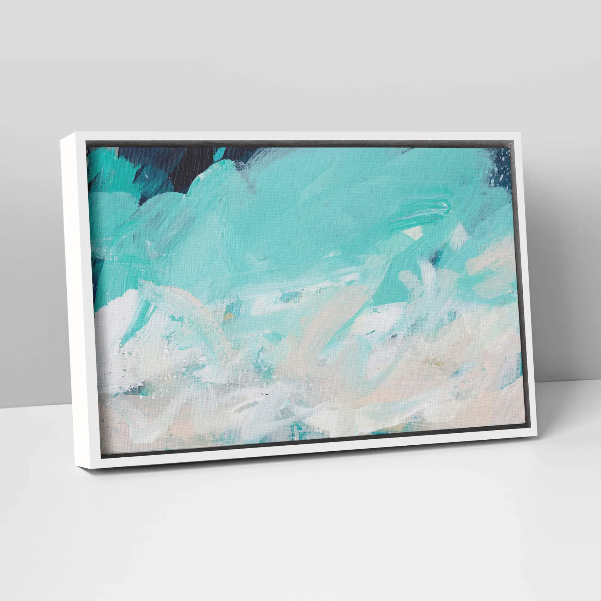 Coastal Scenes|Framed Canvas*Whistlefish Shoreline Framed Canvas