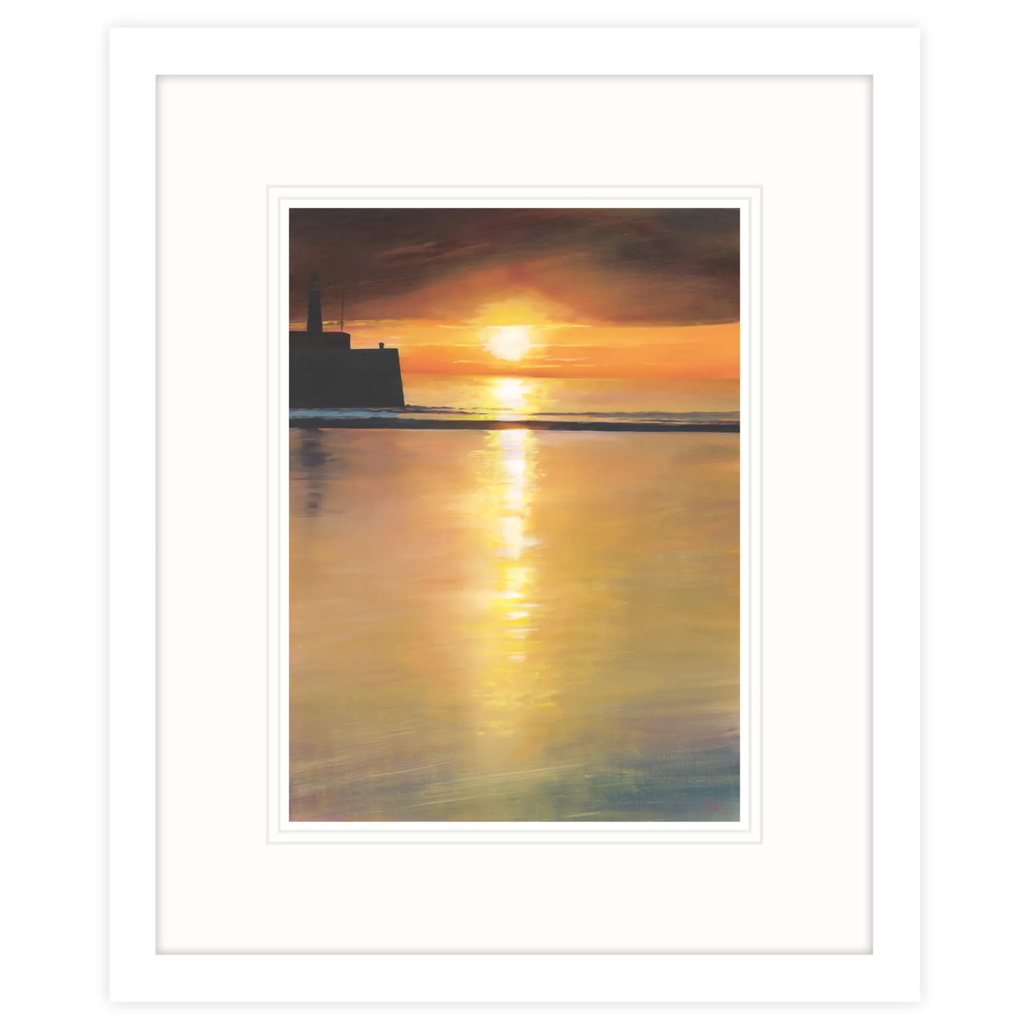 St Ives|Cornwall*Whistlefish Smeatons Pier Framed Print