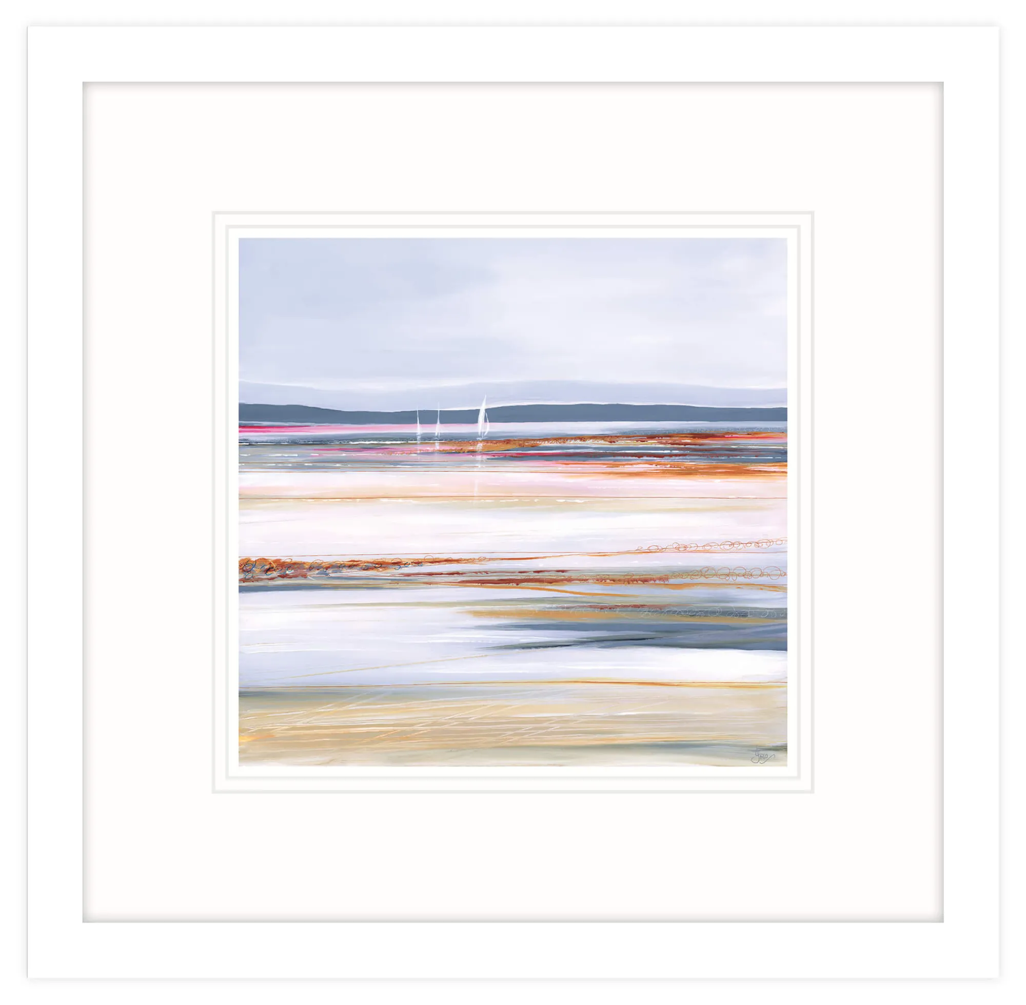 Framed Prints*Whistlefish Smooth Sailing Framed Print