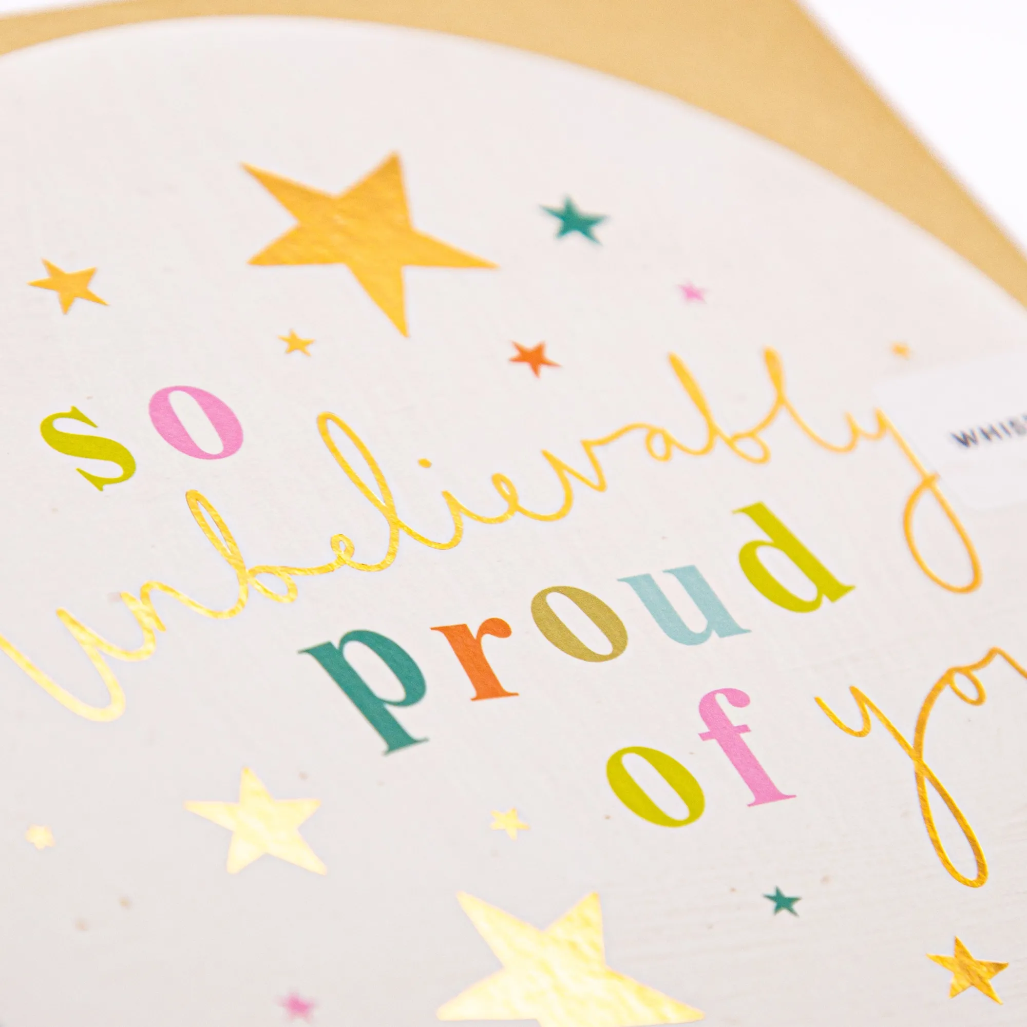 Just To Say|Congratulations*Whistlefish So Unbelievably Proud Of You! Card