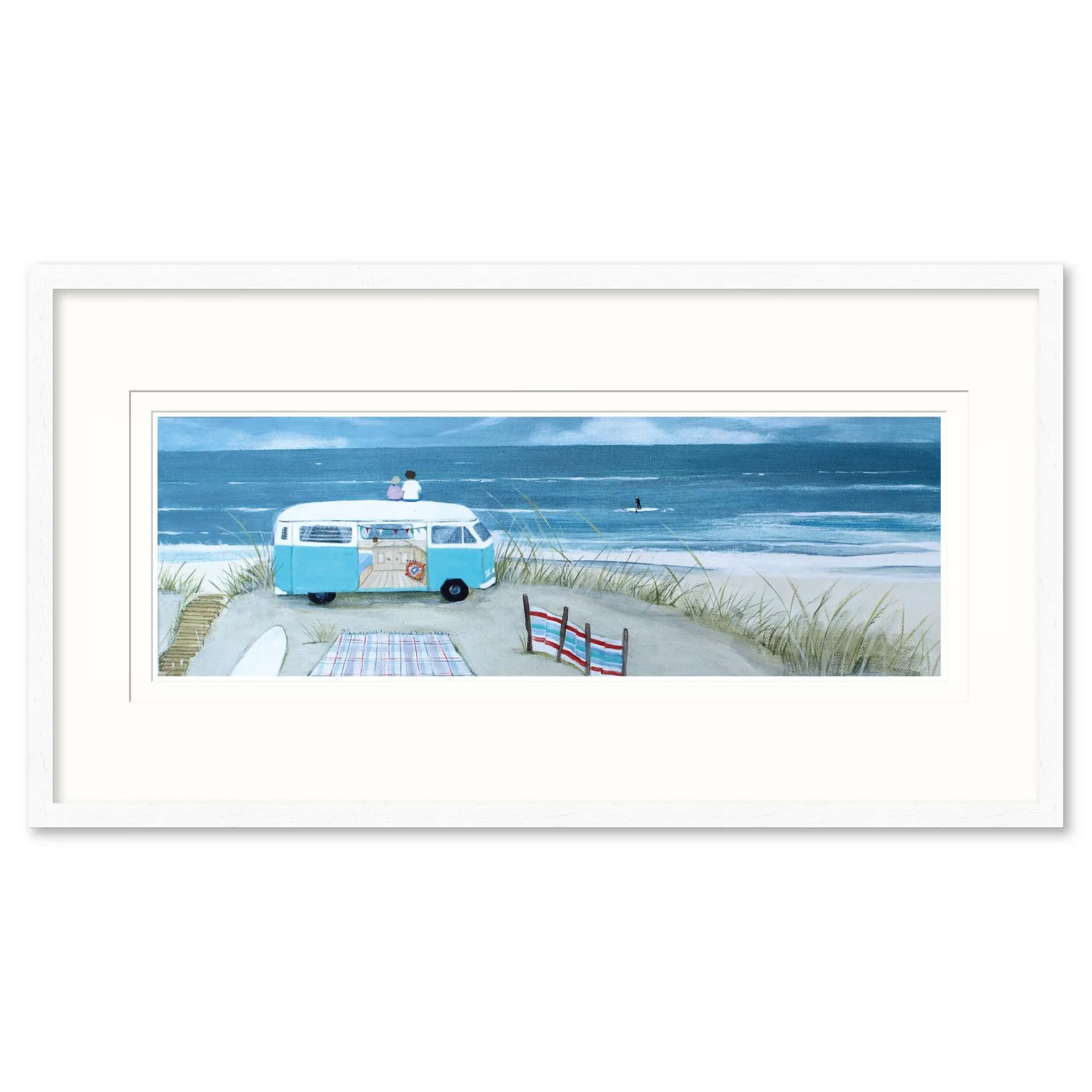Coastal Scenes|Framed Prints*Whistlefish Social Distancing Framed Print