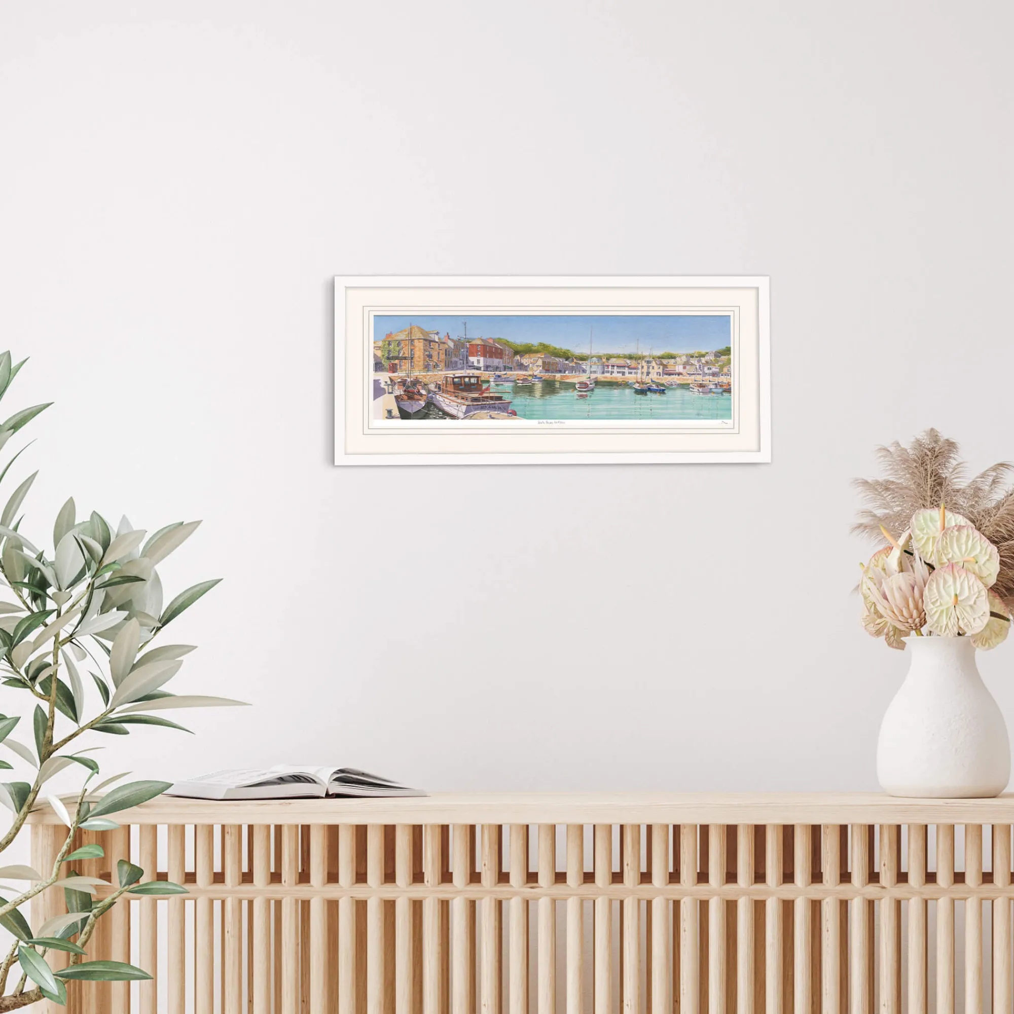 Padstow|Cornwall*Whistlefish South Quay, Padstow Framed Print