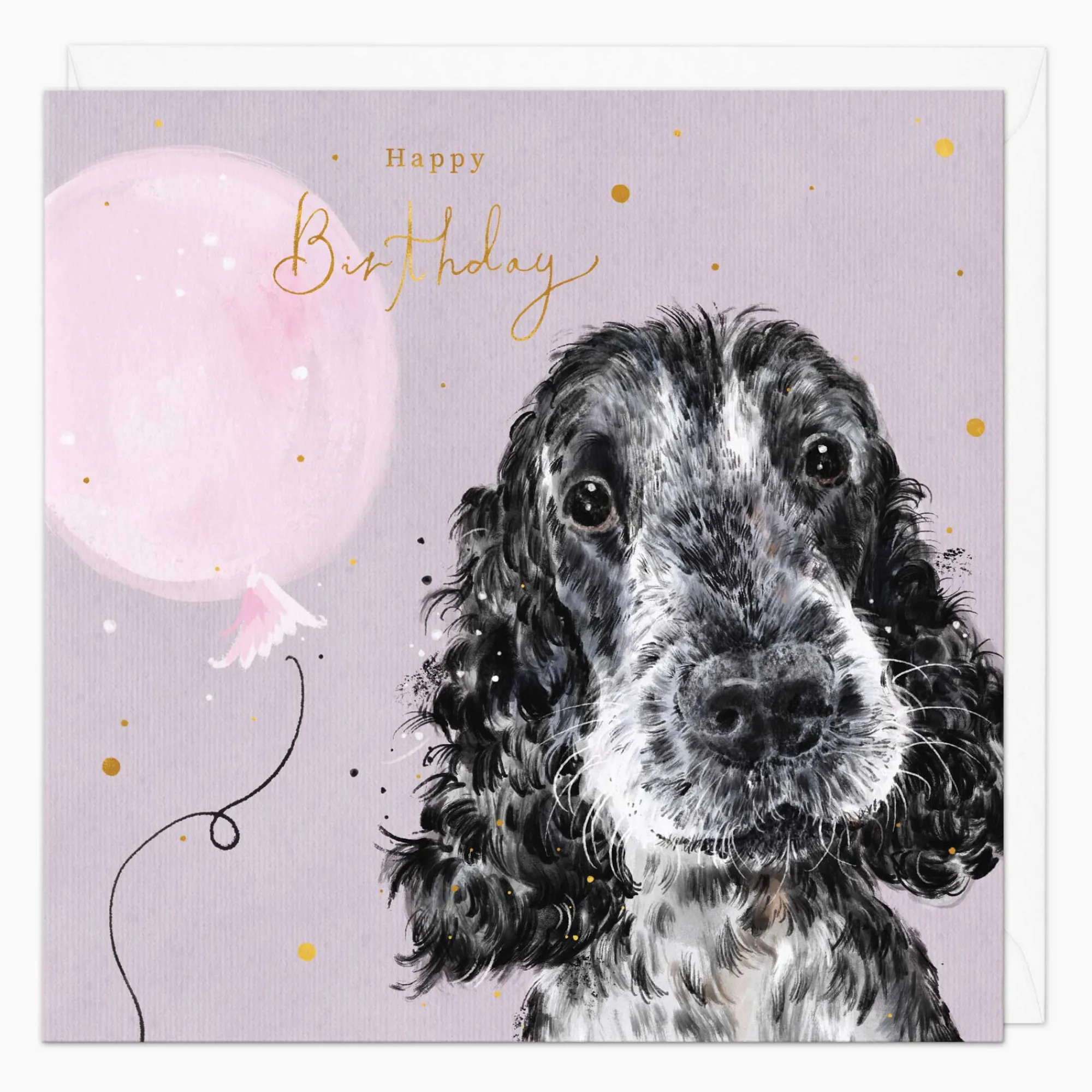 Birthday|For Her*Whistlefish Spaniel Birthday Card