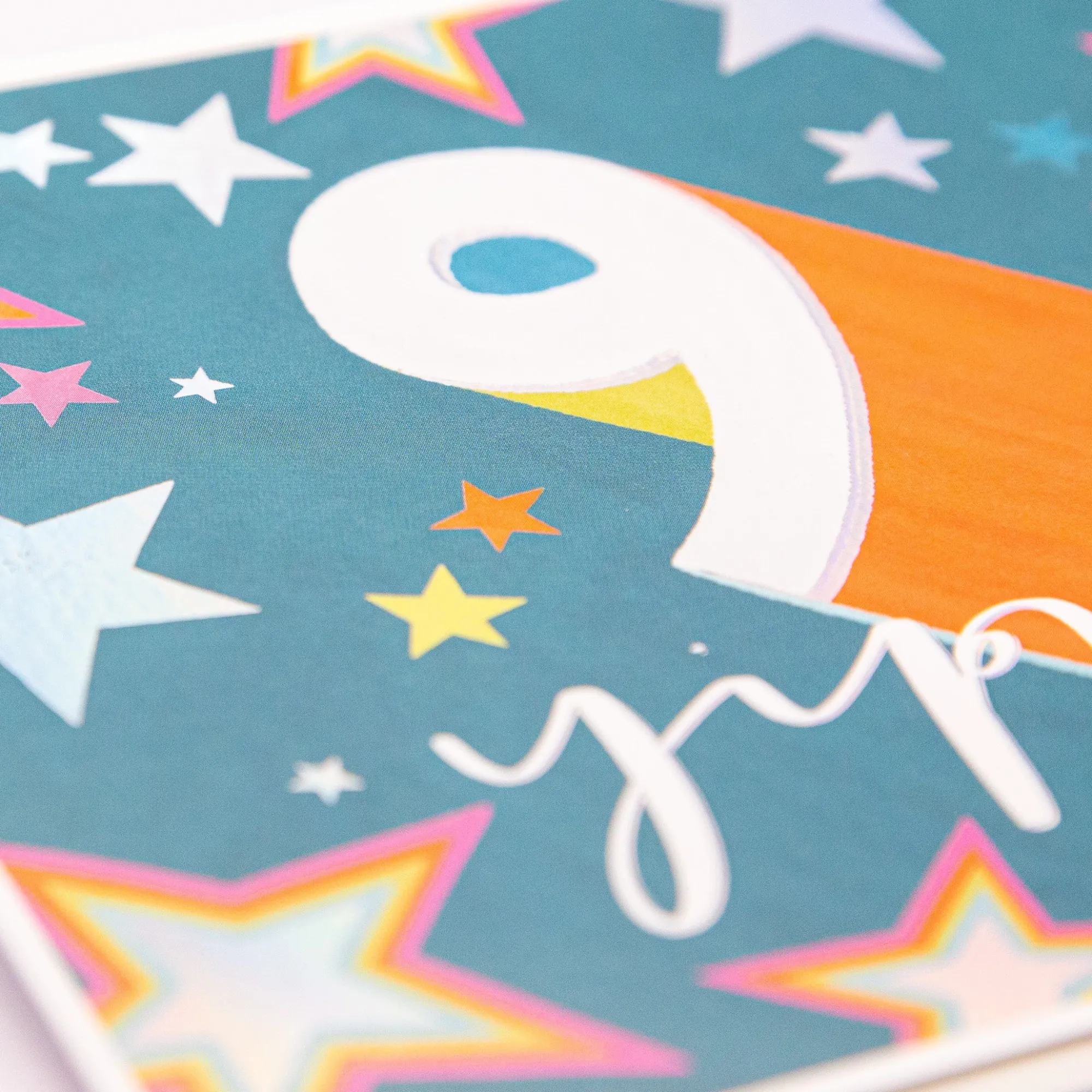 Birthday|By Age*Whistlefish Sparkling 9th Birthday Card