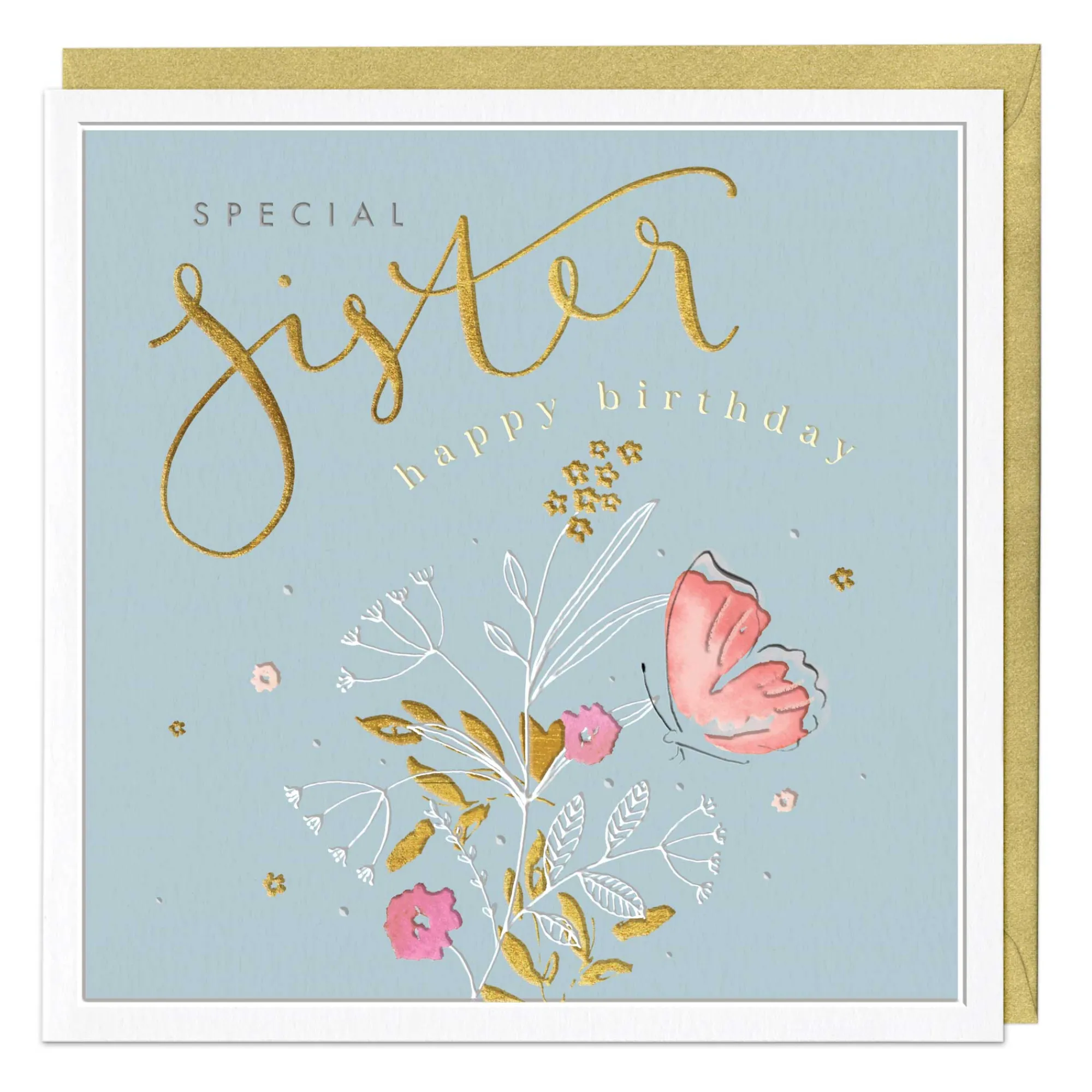 Birthday|Birthday*Whistlefish Special Sister Luxury Birthday Card