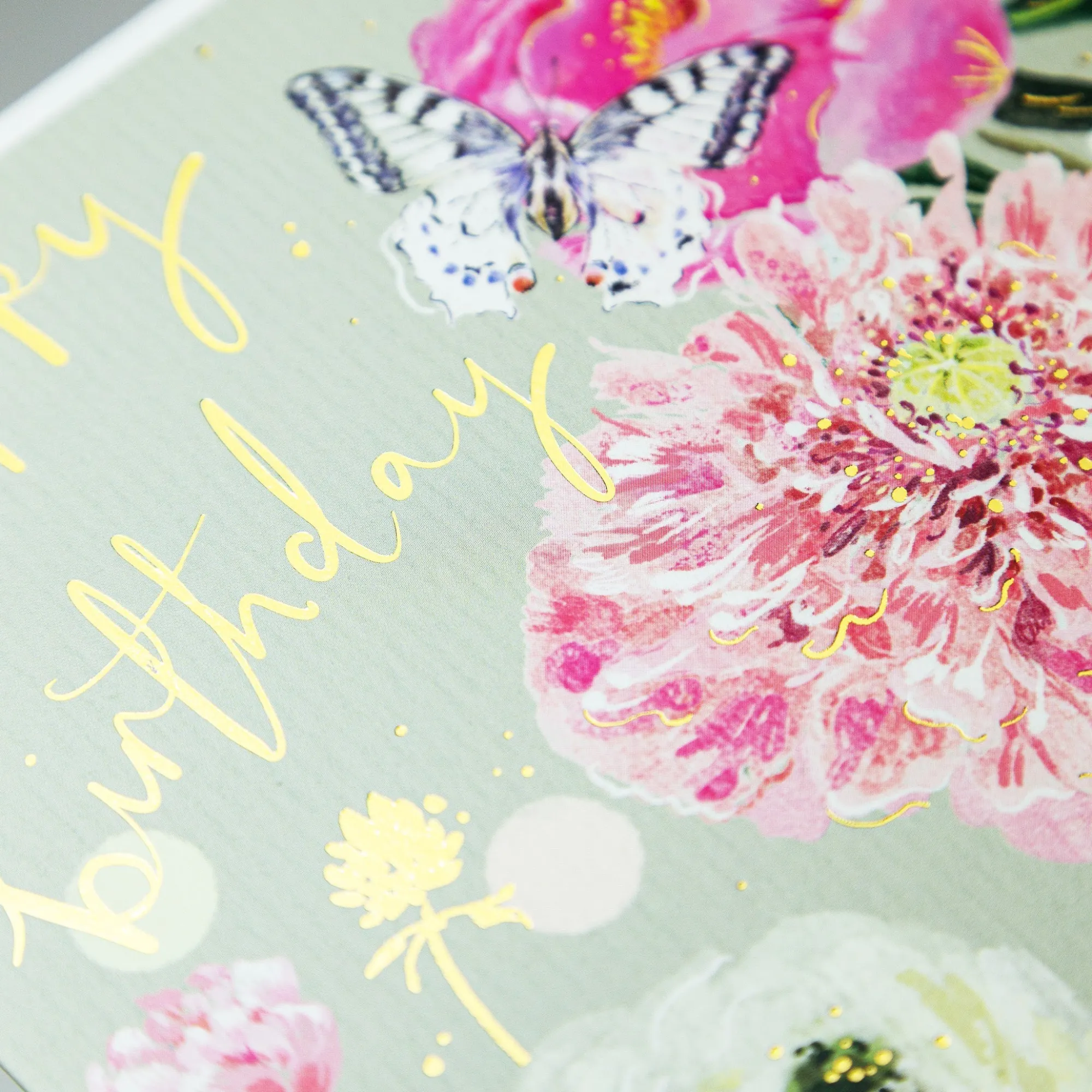 Birthday*Whistlefish Spring Butterfly Birthday Card