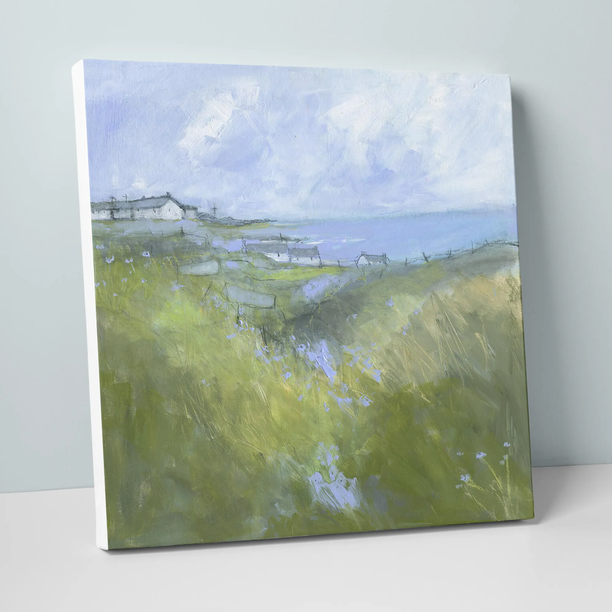 Coastal Scenes|Canvas*Whistlefish Spring By The Sea Canvas