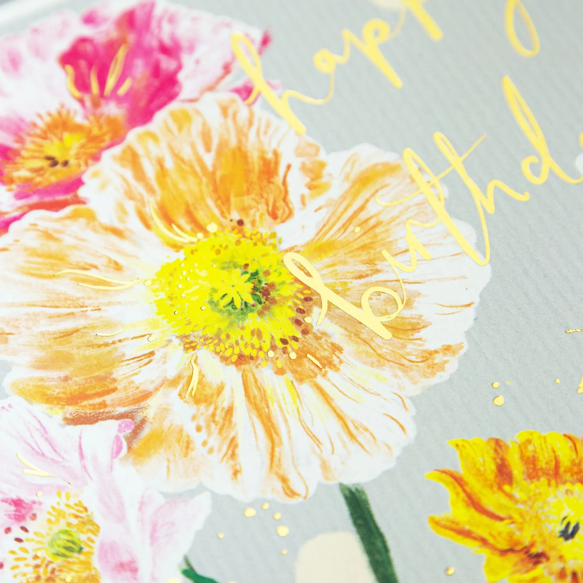 Birthday*Whistlefish Spring Flowers Birthday Card
