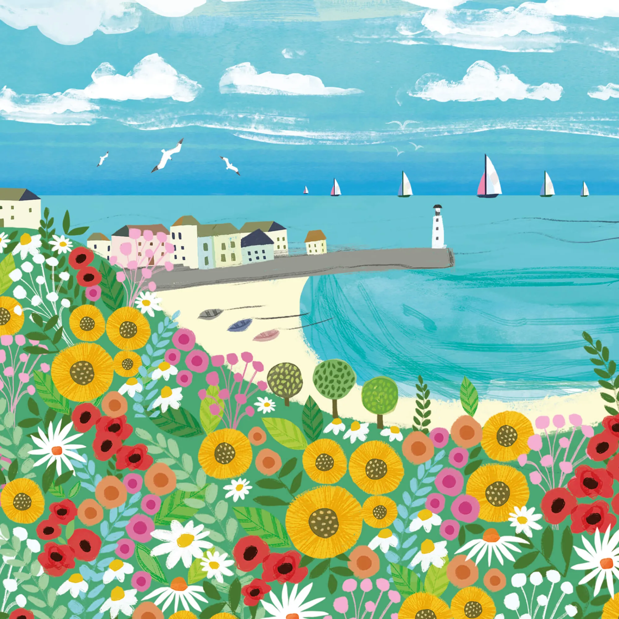 Unframed Prints*Whistlefish Spring In St Ives Art Print