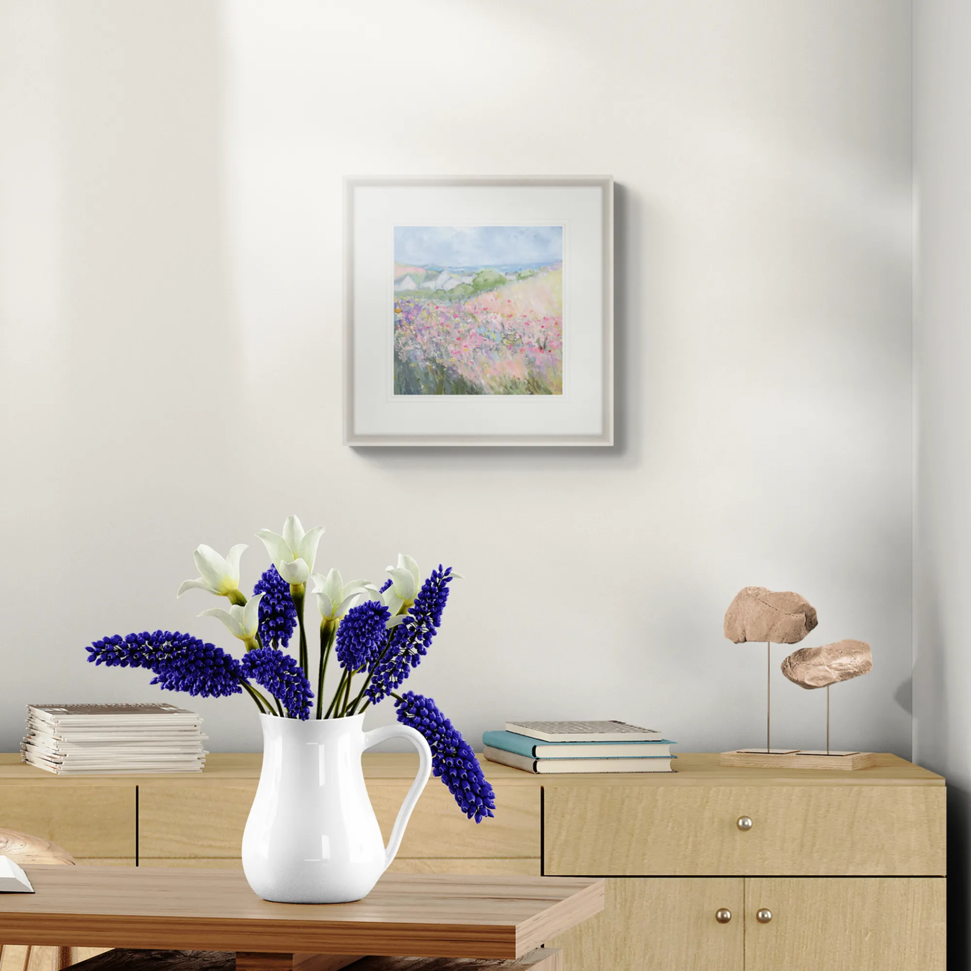 Floral & Flowers|Framed Prints*Whistlefish Spring Meadow Framed Print