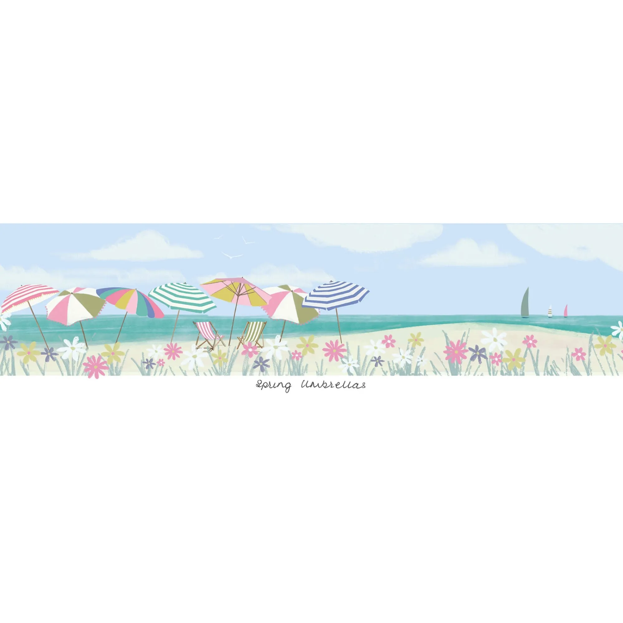 Unframed Prints*Whistlefish Spring Umbrellas Art Print
